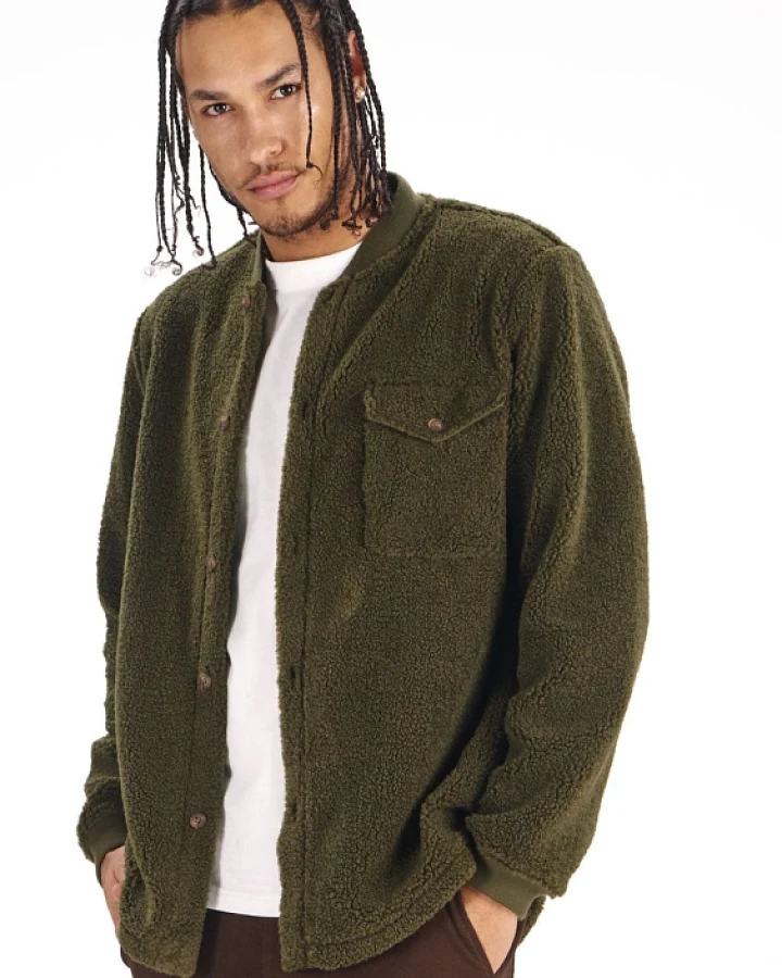 KOMODO Herren vegan Overshirt Cole Khaki