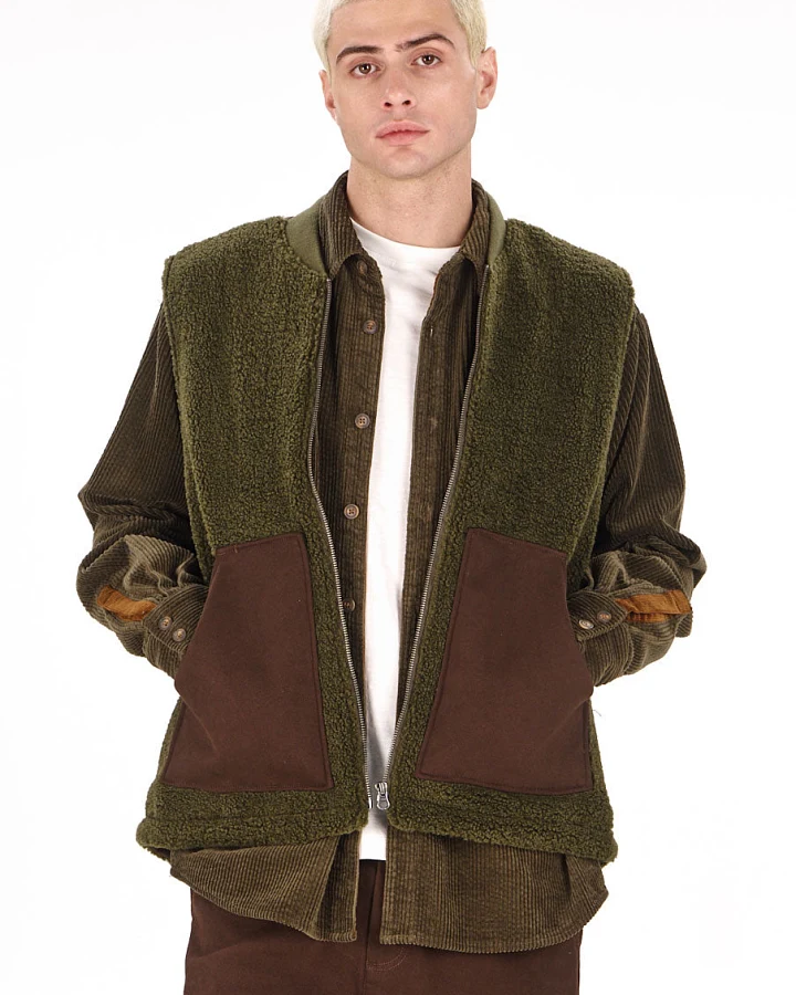 KOMODO Herren vegan Weste Jamie Khaki