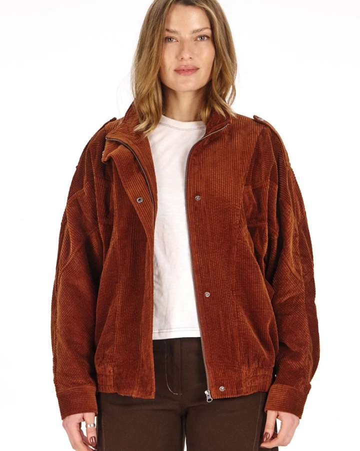 KOMODO Damen vegan Jacke Hattie Chestnut