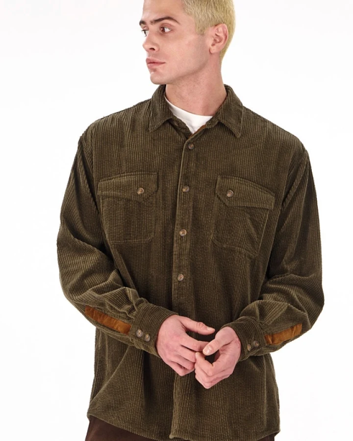 KOMODO Herren vegan Overshirt Karda Khaki