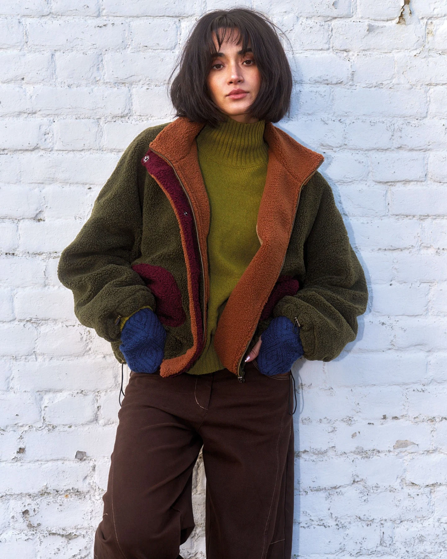 KOMODO Damen vegan Jacke Lydia Khaki – Ansicht 2