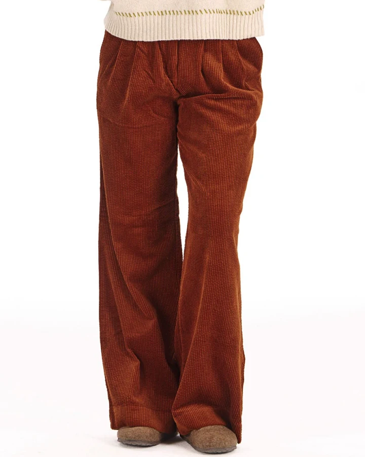 KOMODO Damen vegan Cordhose Lola Chestnut