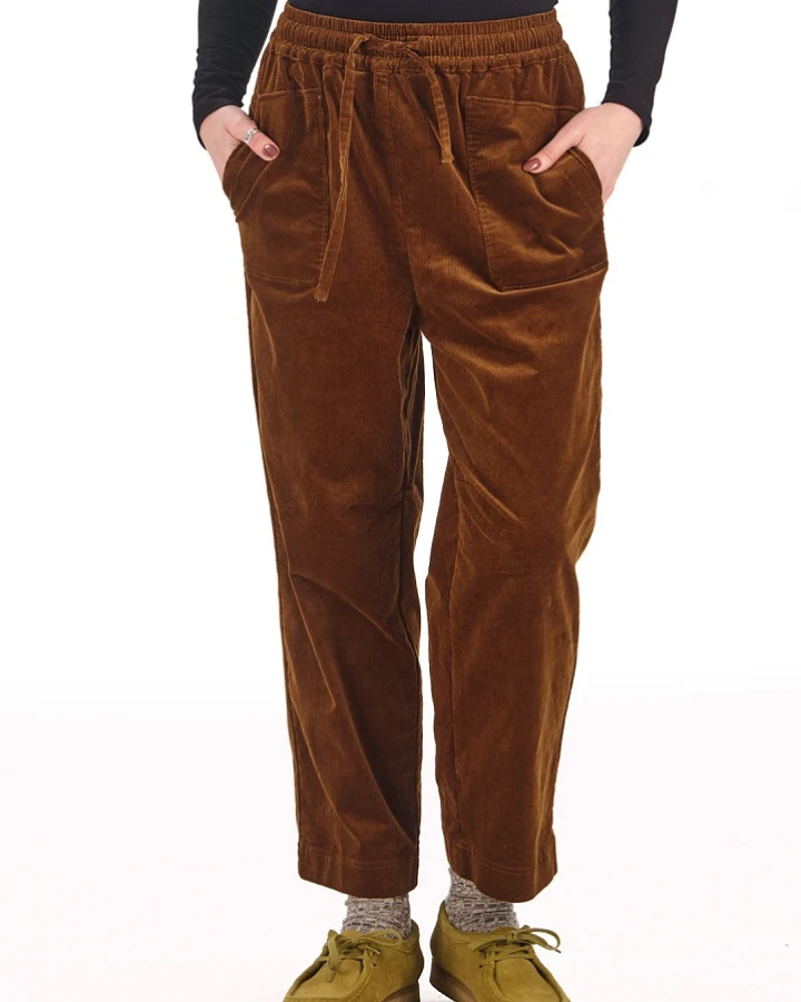 KOMODO Damen vegan Cordhose Dream Kastanienbraun