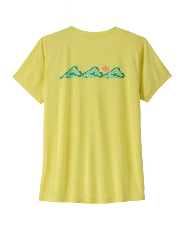 Patagonia - Women's Cap Cool Daily Shirt Trailcheck - Funktionsshirt Gr XL gelb