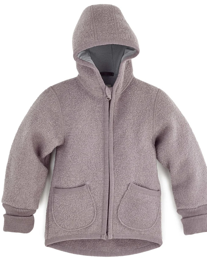 Halfen Strickerei - Walk-Jacke mit Bündchen mauve
