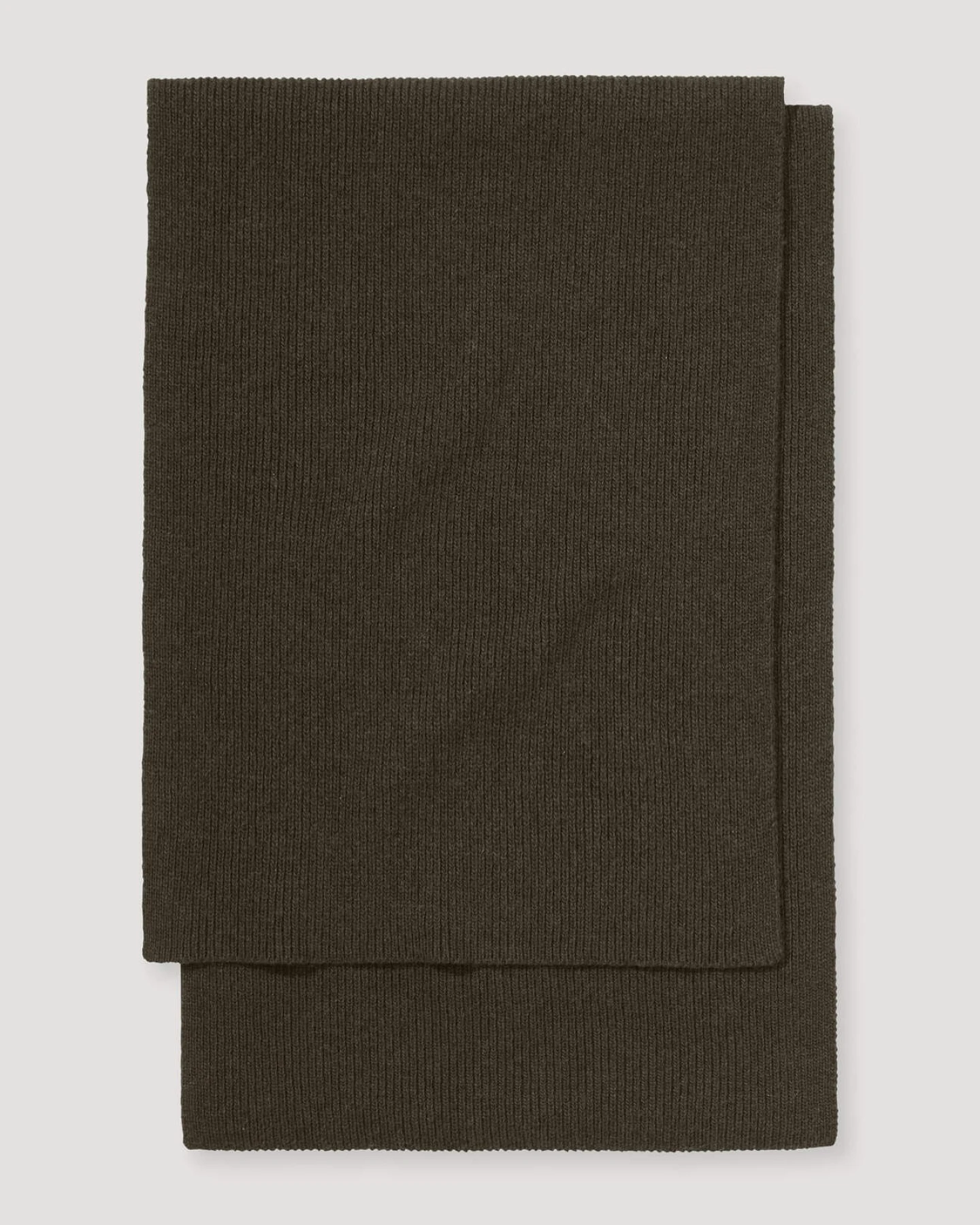 hessnatur Strickschal aus Bio-Merinowolle mit recycelter Wolle und Bio-Baumwolle - grün - Größe 1size – Ansicht 2