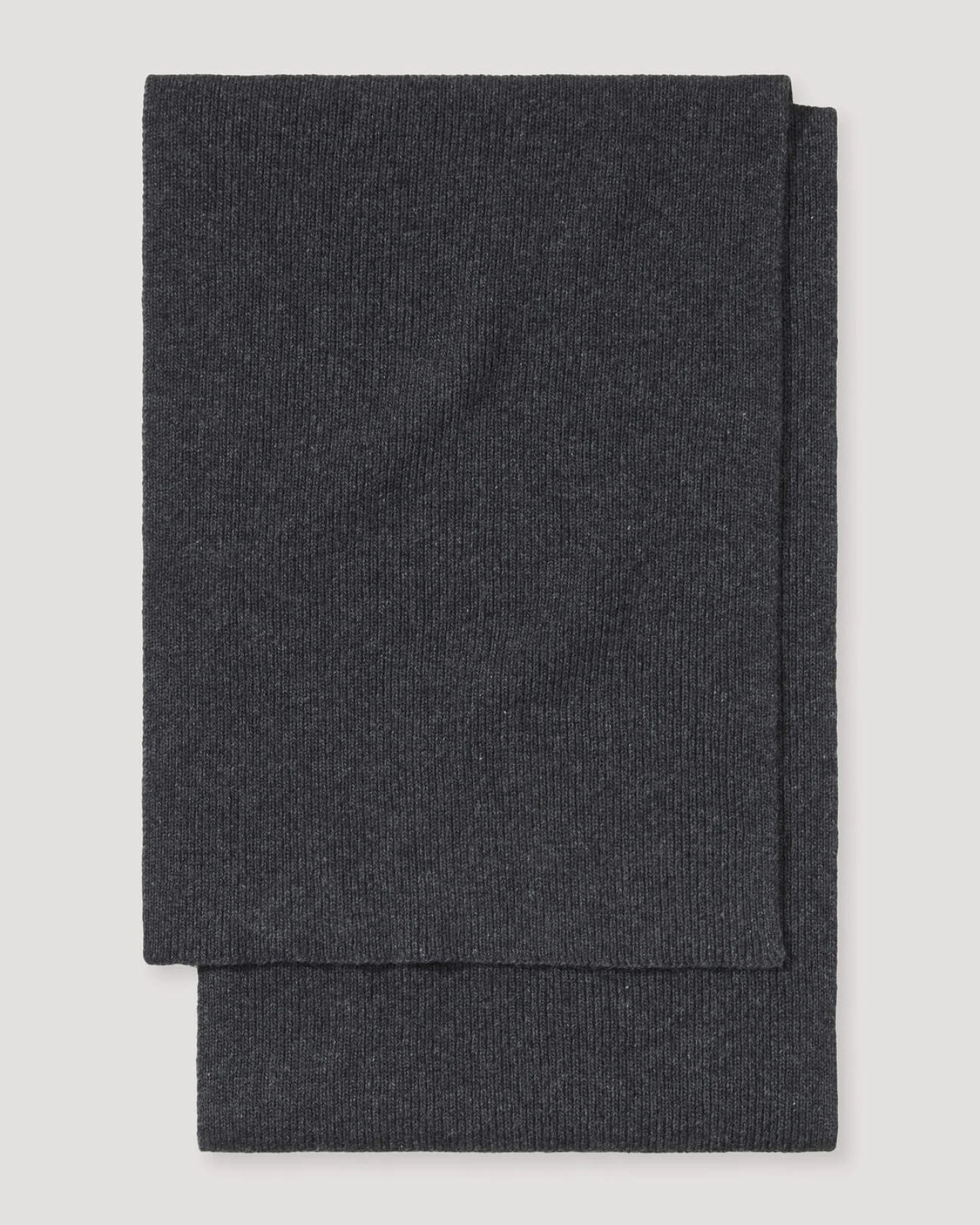 hessnatur Strickschal aus Bio-Merinowolle mit recycelter Wolle und Bio-Baumwolle - grau - Größe 1size – Ansicht 2
