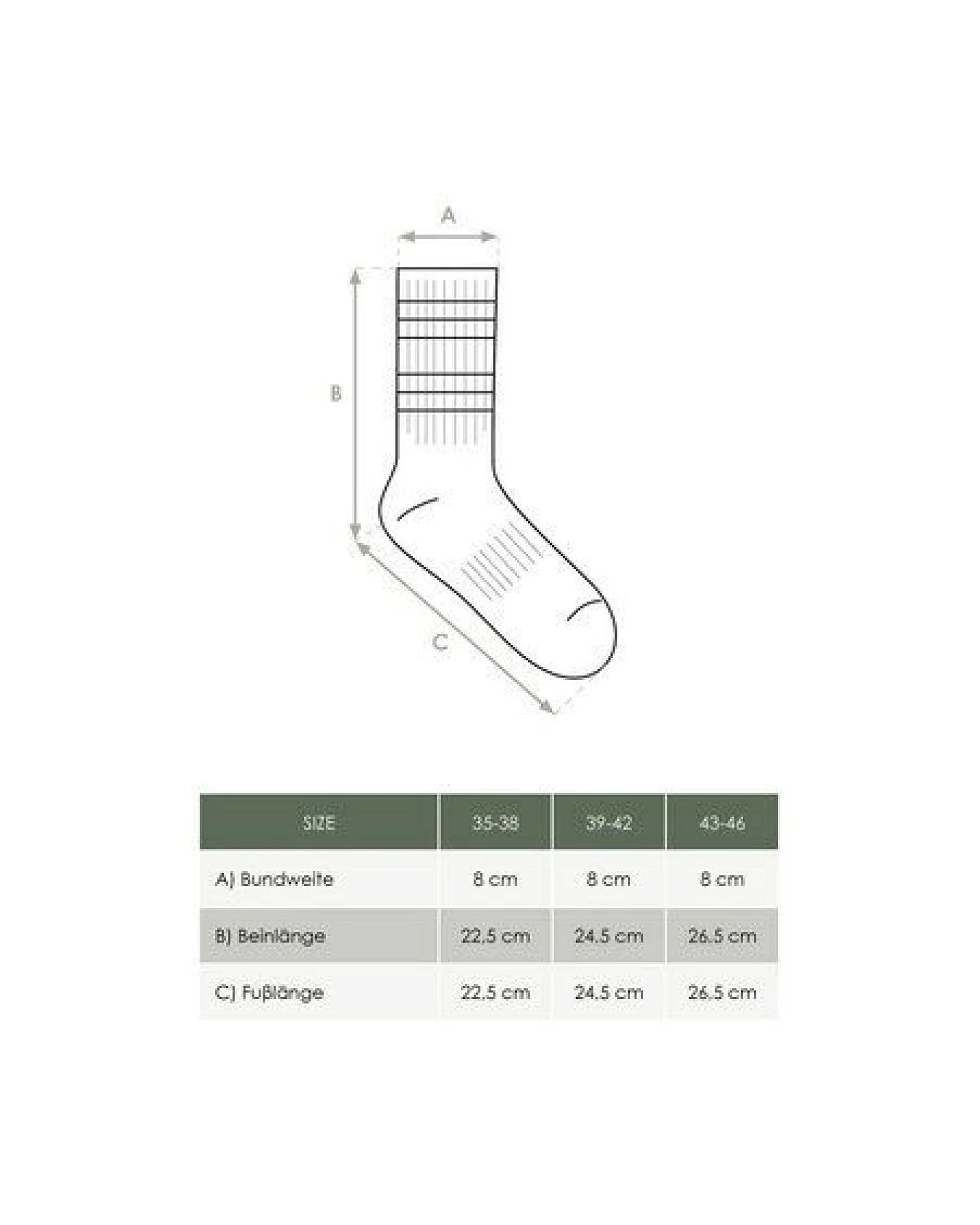 FUXBAU Retro Tennissocken – Ansicht 4