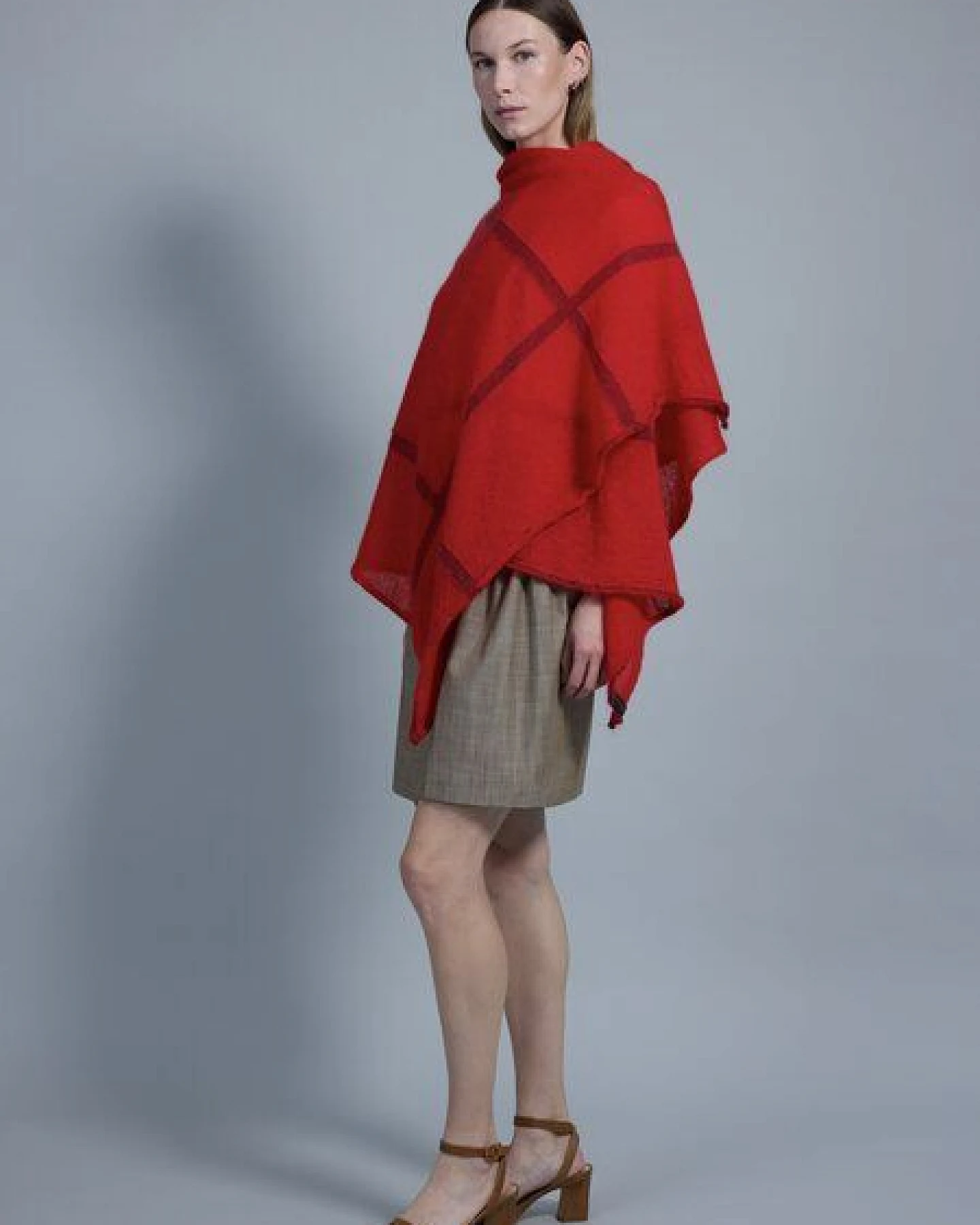 Susan's Fashion roter Mohairschal Theresa – Ansicht 4
