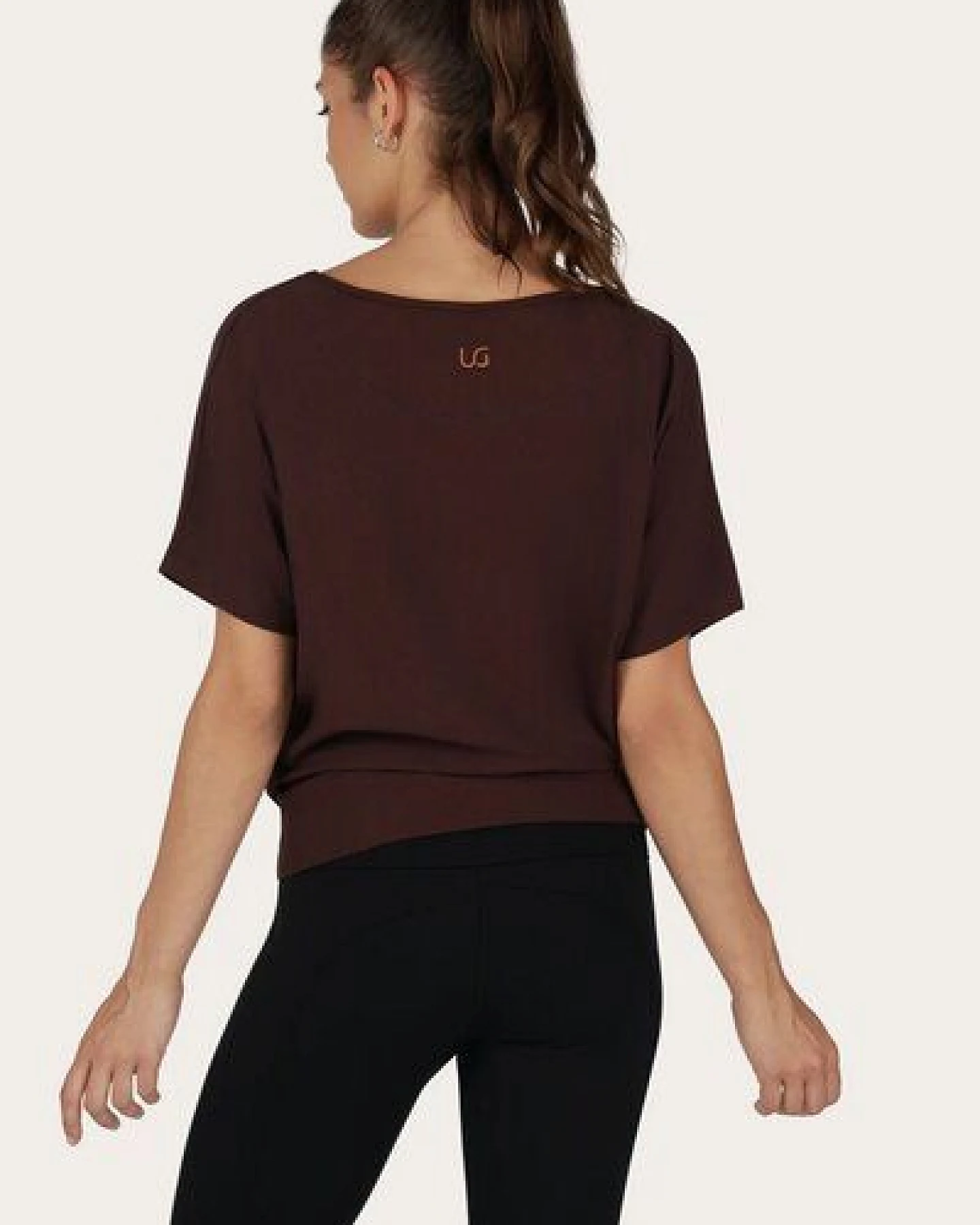 Urban Goddess Budhi Kurzarm Pilates & Yoga Shirt – Ansicht 3