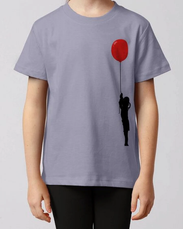 watabout.kids T-Shirt Kinder Mädchen mit Luftballon
