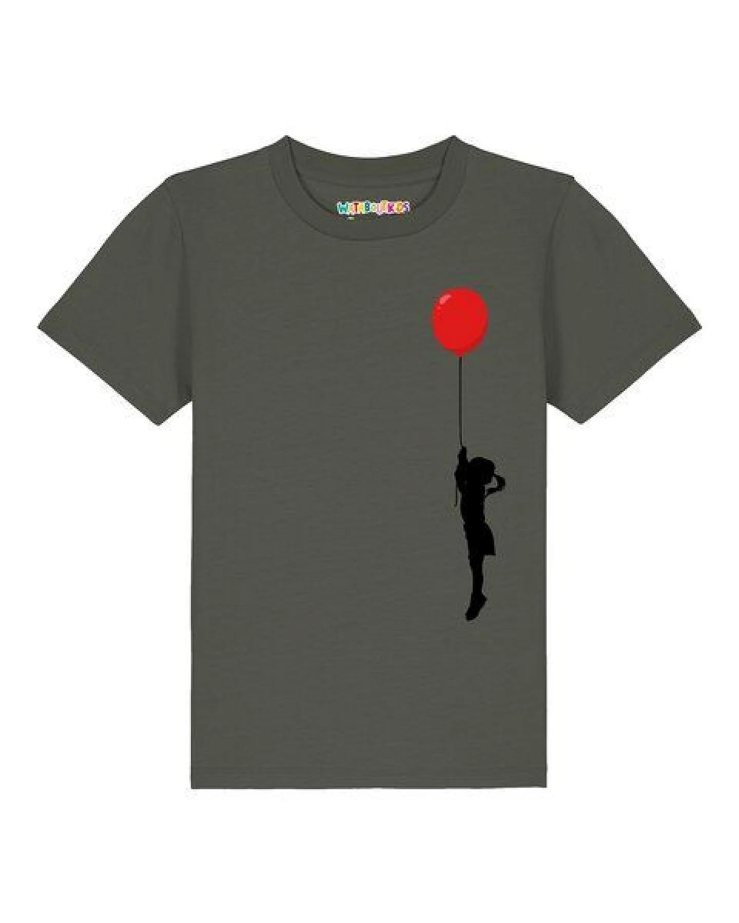 watabout.kids T-Shirt Kinder Mädchen mit Luftballon – Ansicht 2