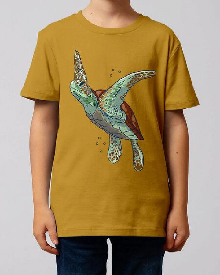 watabout.kids T-Shirt Kinder Schildkröte Watercolor