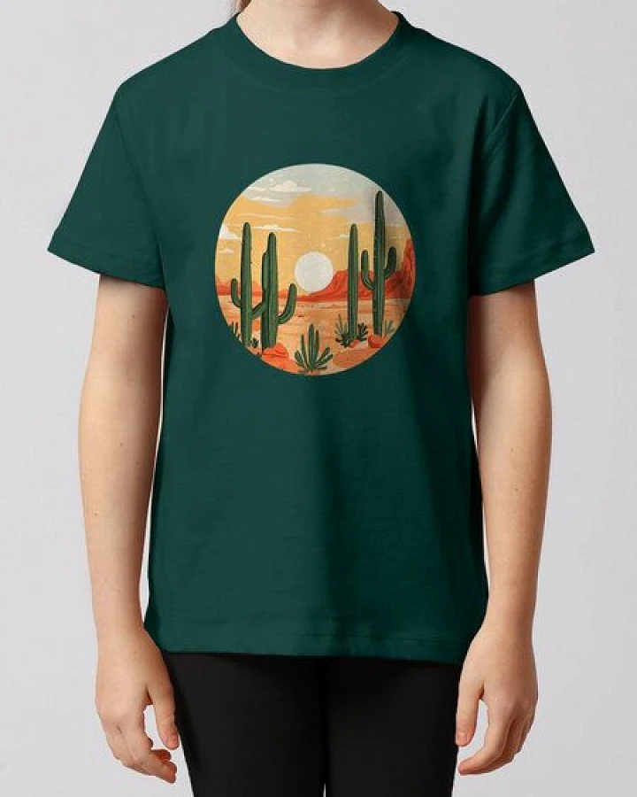 watabout.kids T-Shirt Kinder Sonnenuntergang in der Wüste