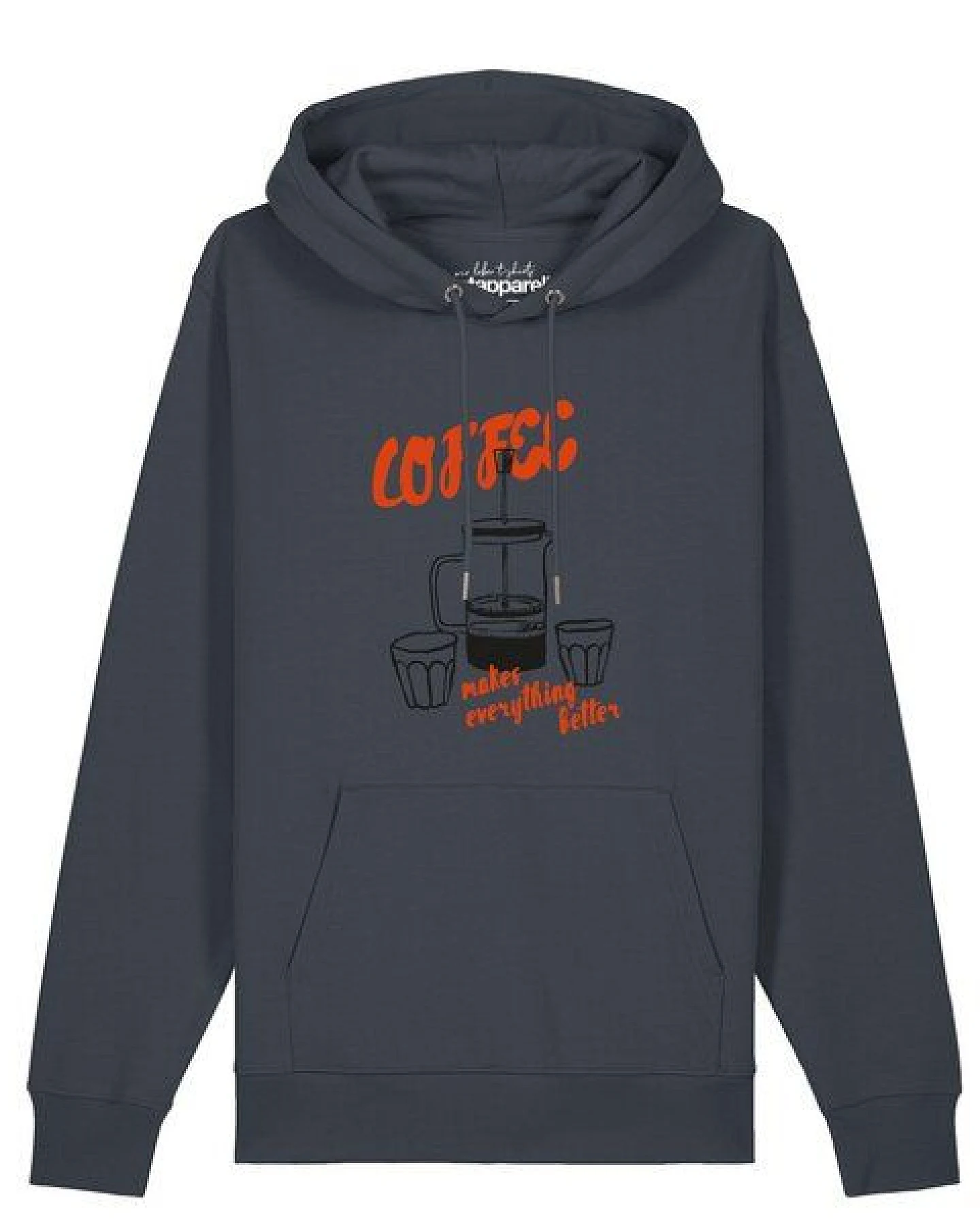 watapparel Hoodie Unisex Coffee makes everything better – Ansicht 2