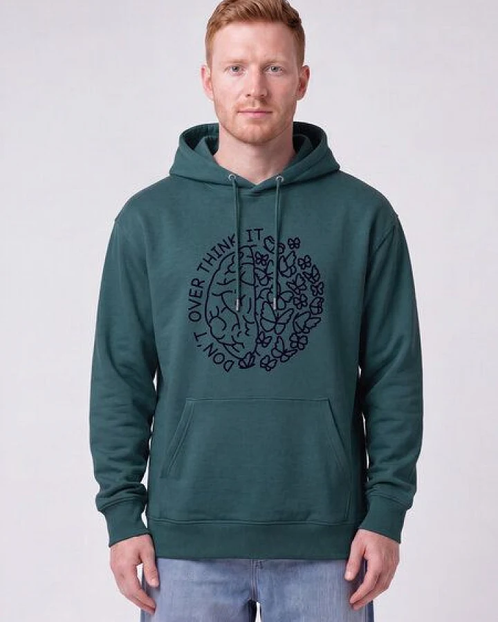 Produktseite: watapparel Hoodie Unisex Don't overthink it