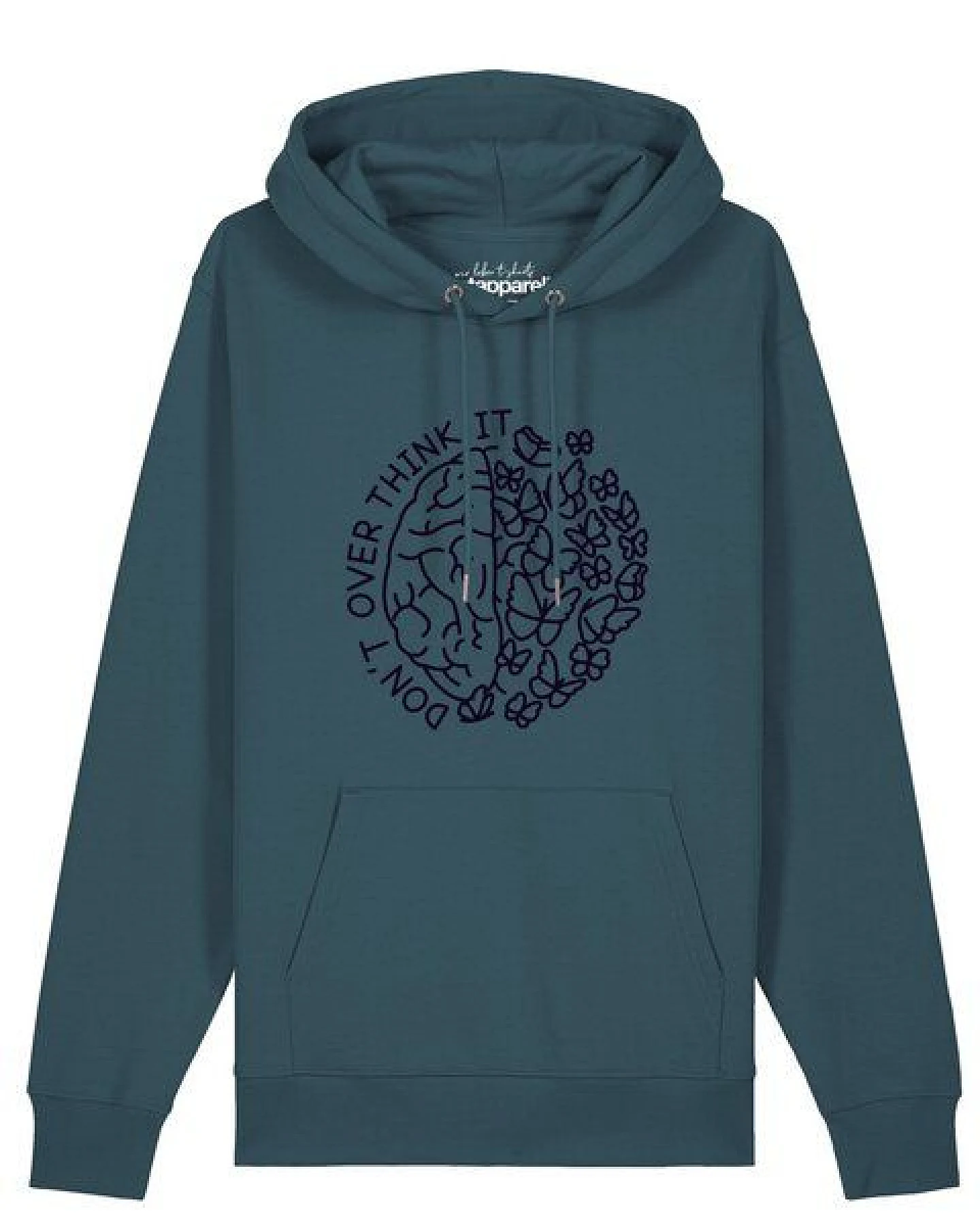 watapparel Hoodie Unisex Don't overthink it – Ansicht 2