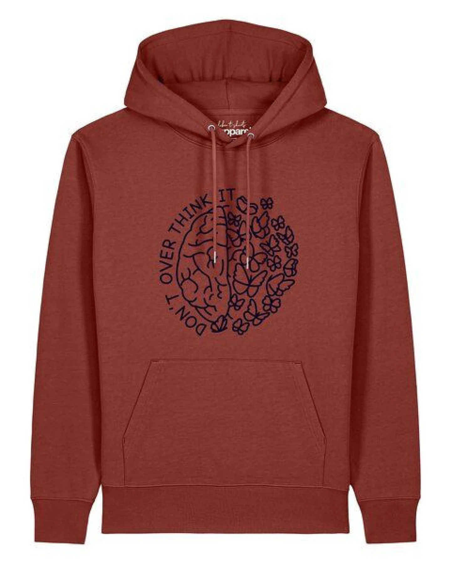 watapparel Hoodie Unisex Don't overthink it – Ansicht 2