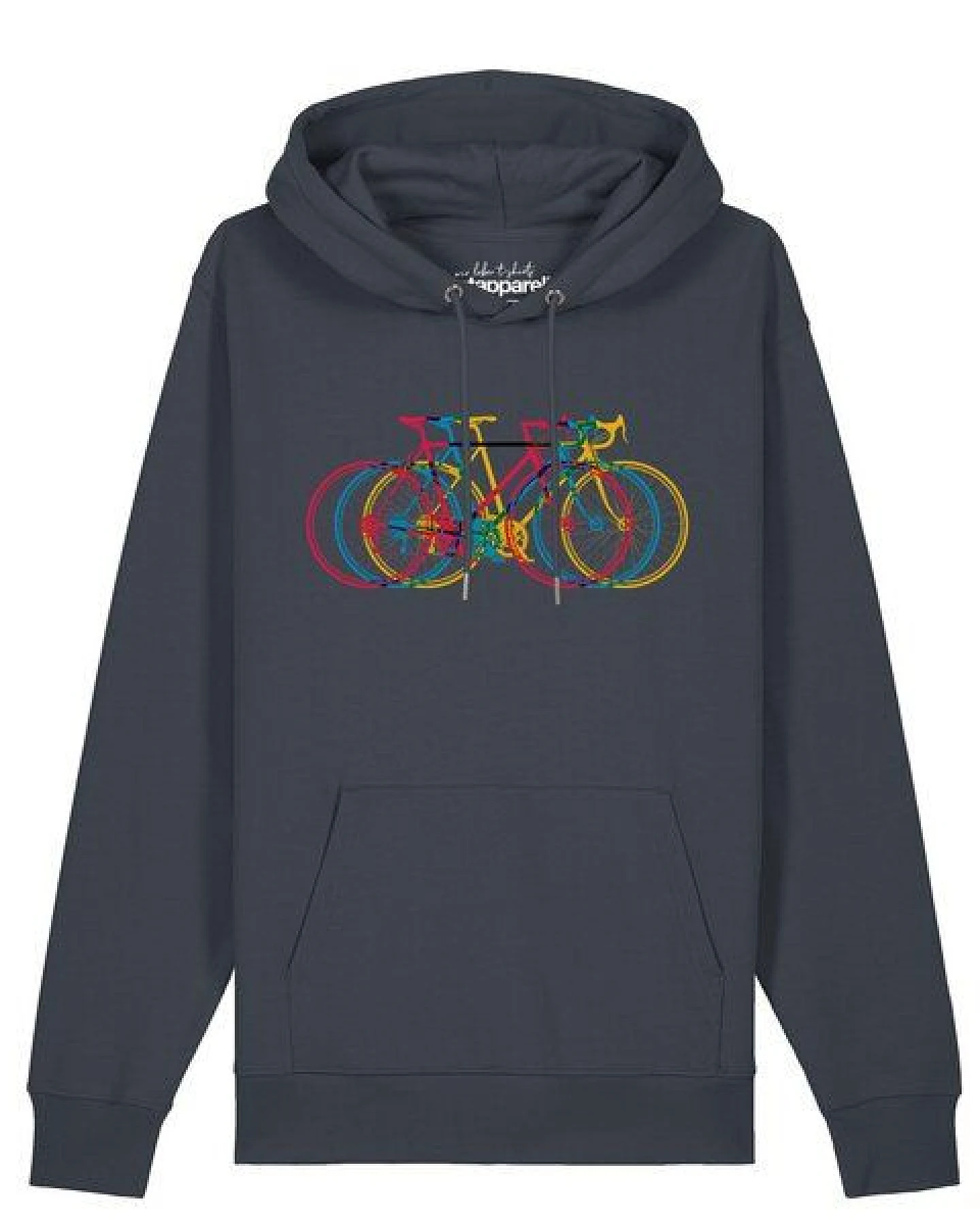 watapparel Hoodie Unisex Fahrräder – Ansicht 2