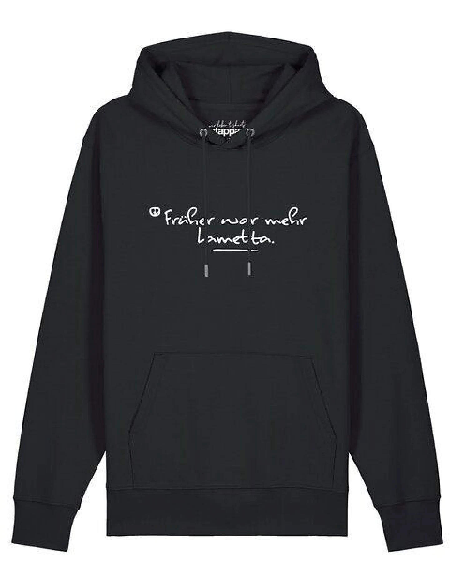 watapparel Hoodie Unisex Früher war mehr Lametta – Ansicht 2