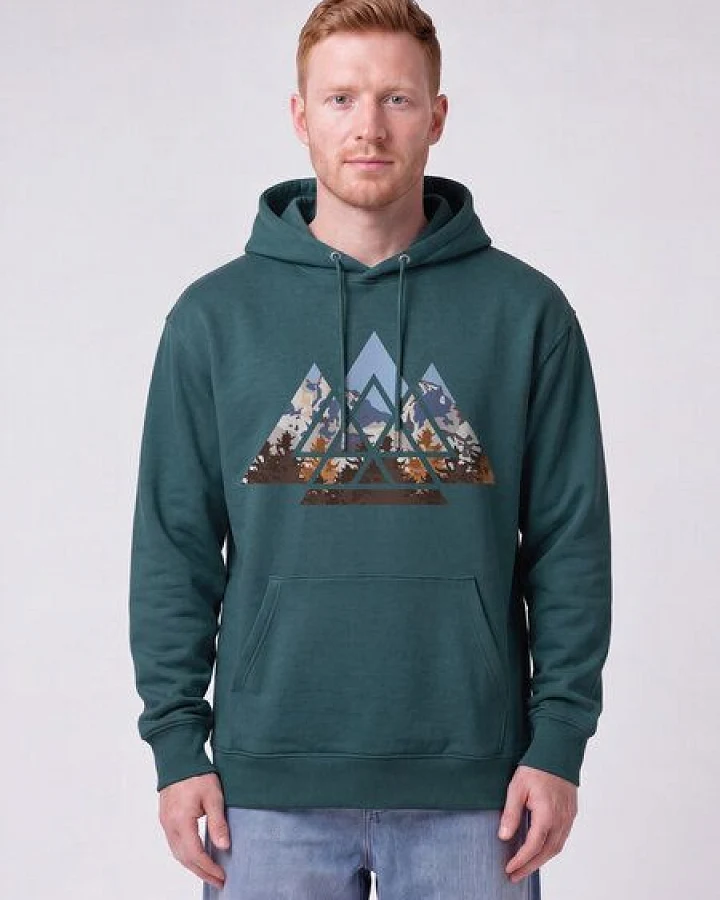 watapparel Hoodie Unisex Geometric Landscape