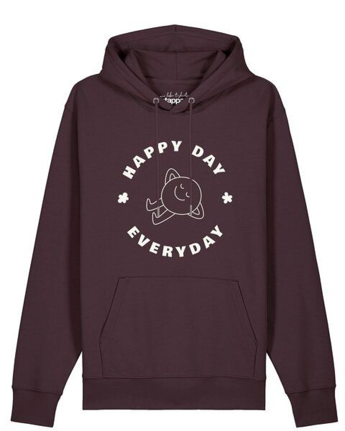 watapparel Hoodie Unisex Happy day everyday – Ansicht 2