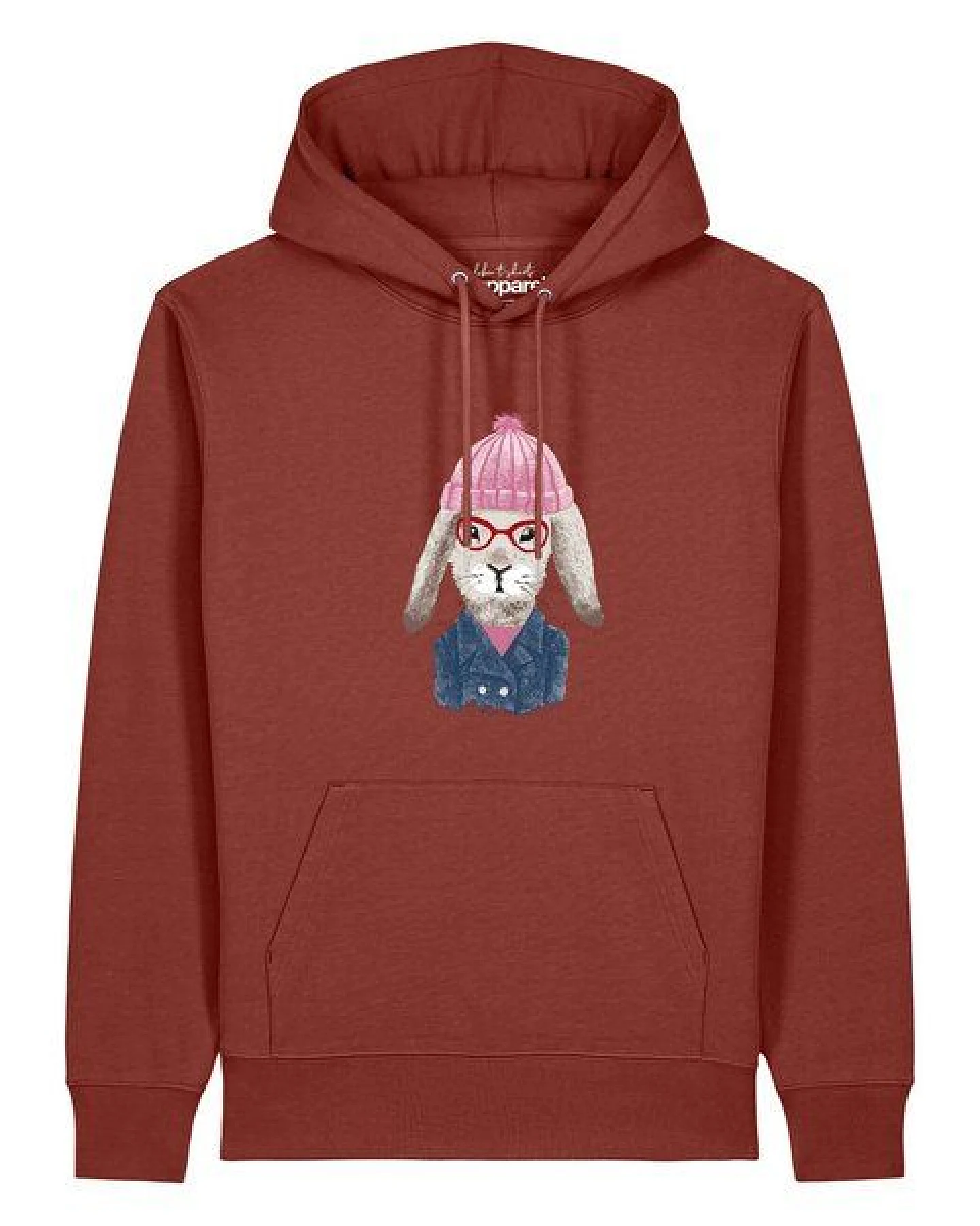 watapparel Hoodie Unisex Hase – Ansicht 2