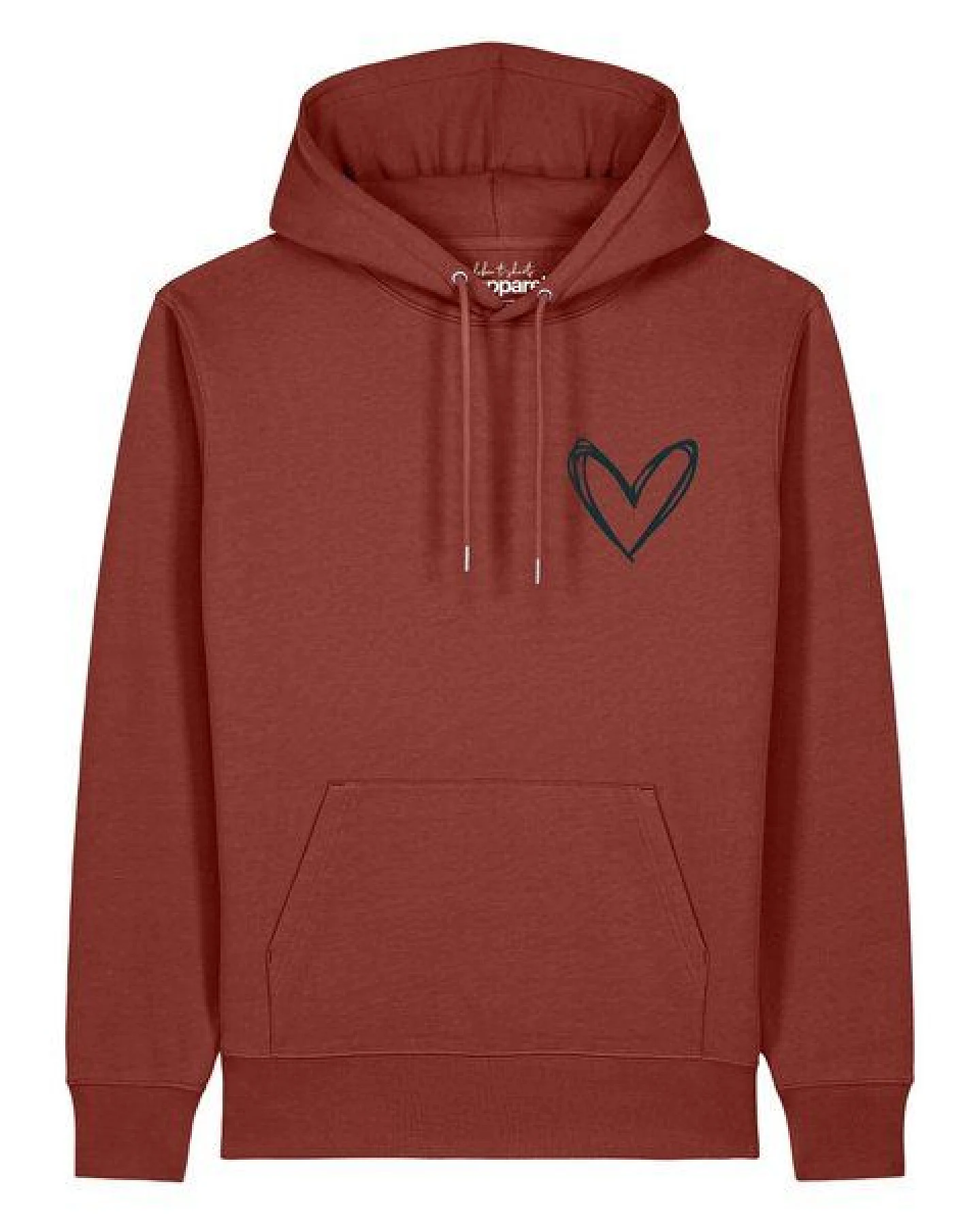 watapparel Hoodie Unisex Herzi – Ansicht 2