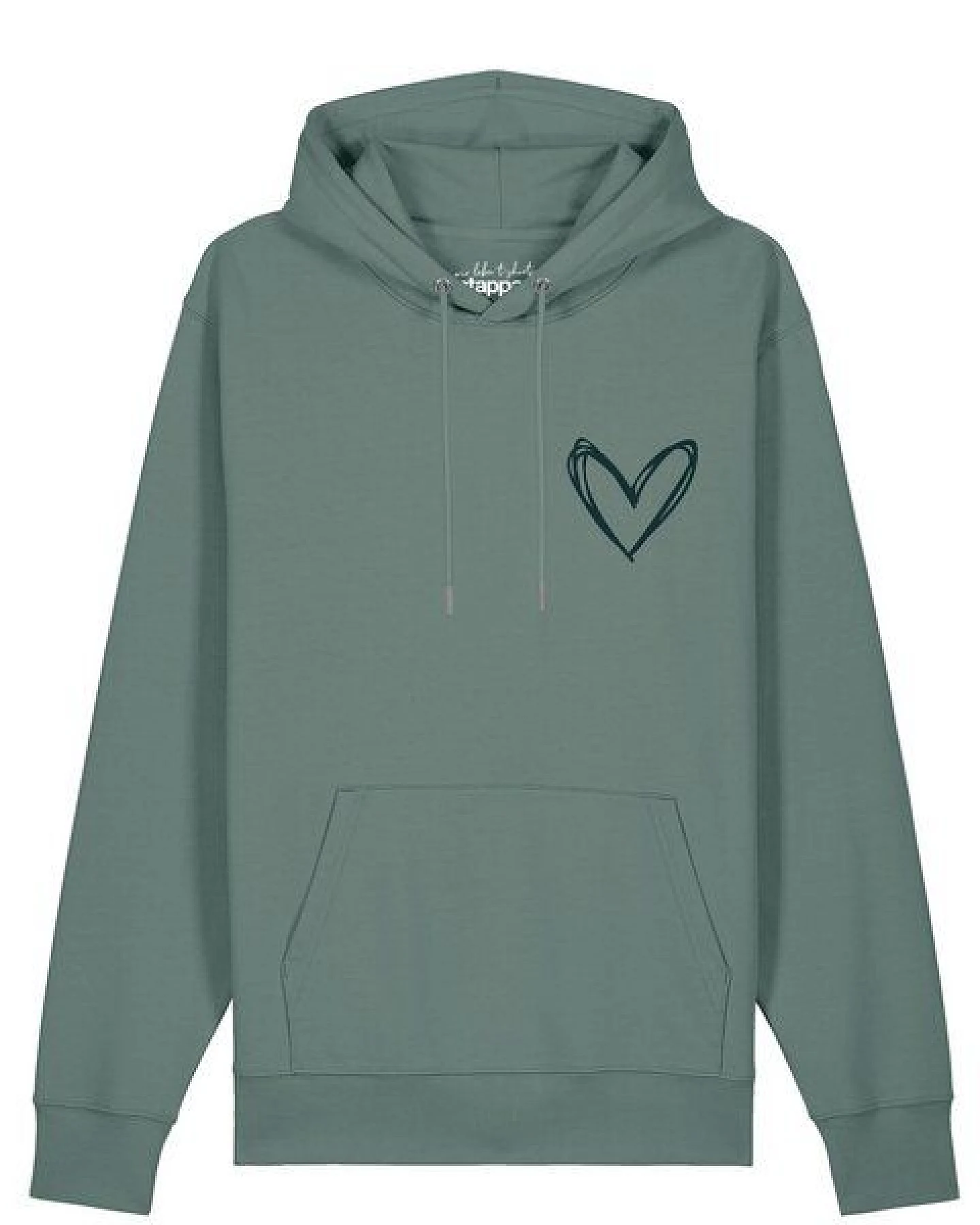 watapparel Hoodie Unisex Herzi – Ansicht 2