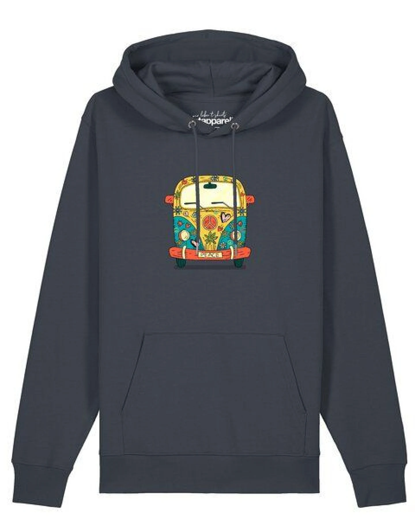watapparel Hoodie Unisex Hippies Bus – Ansicht 2