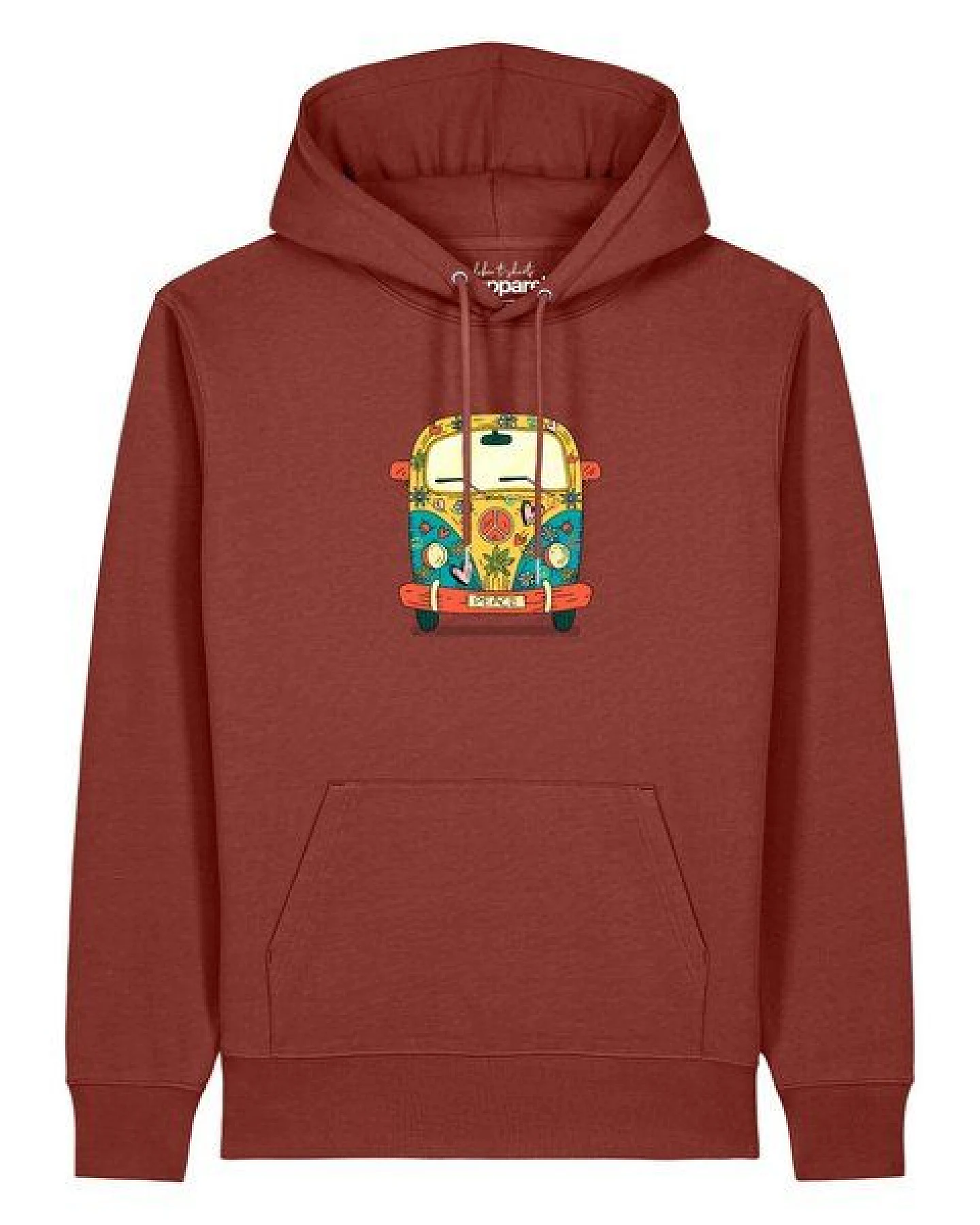 watapparel Hoodie Unisex Hippies Bus – Ansicht 2