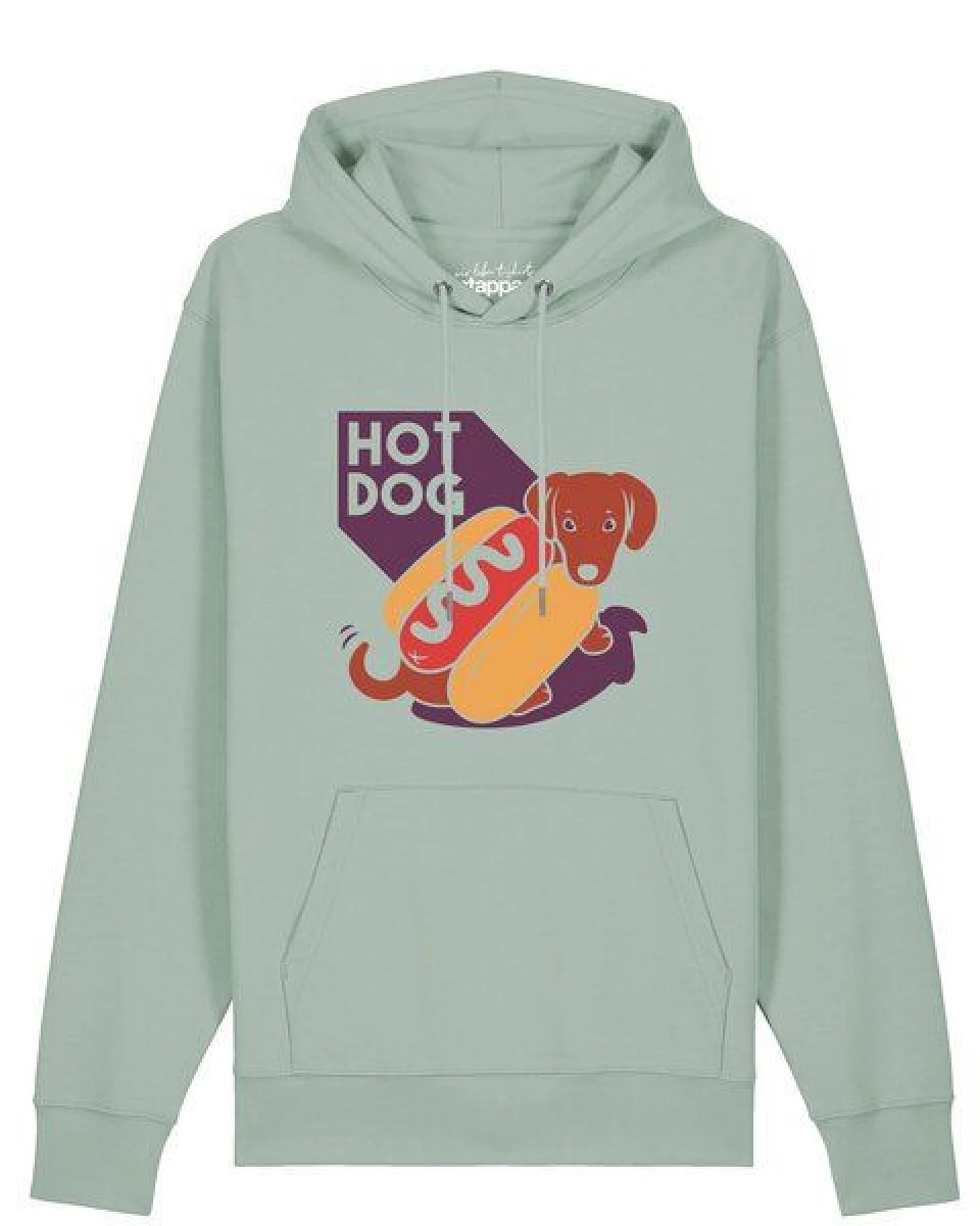 watapparel Hoodie Unisex Hot Dog – Ansicht 2
