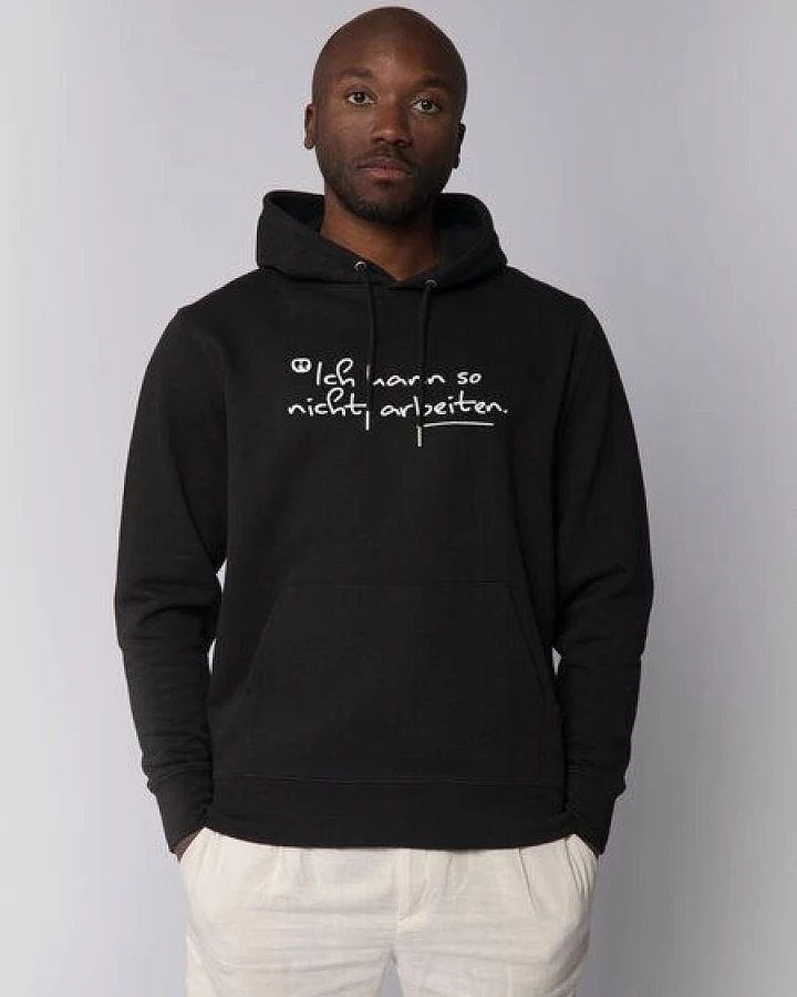 watapparel Hoodie Unisex Ich kann so nicht arbeiten