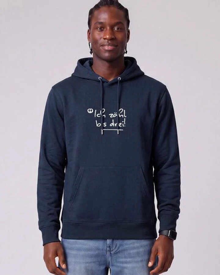 watapparel Hoodie Unisex Ich zähl bis drei