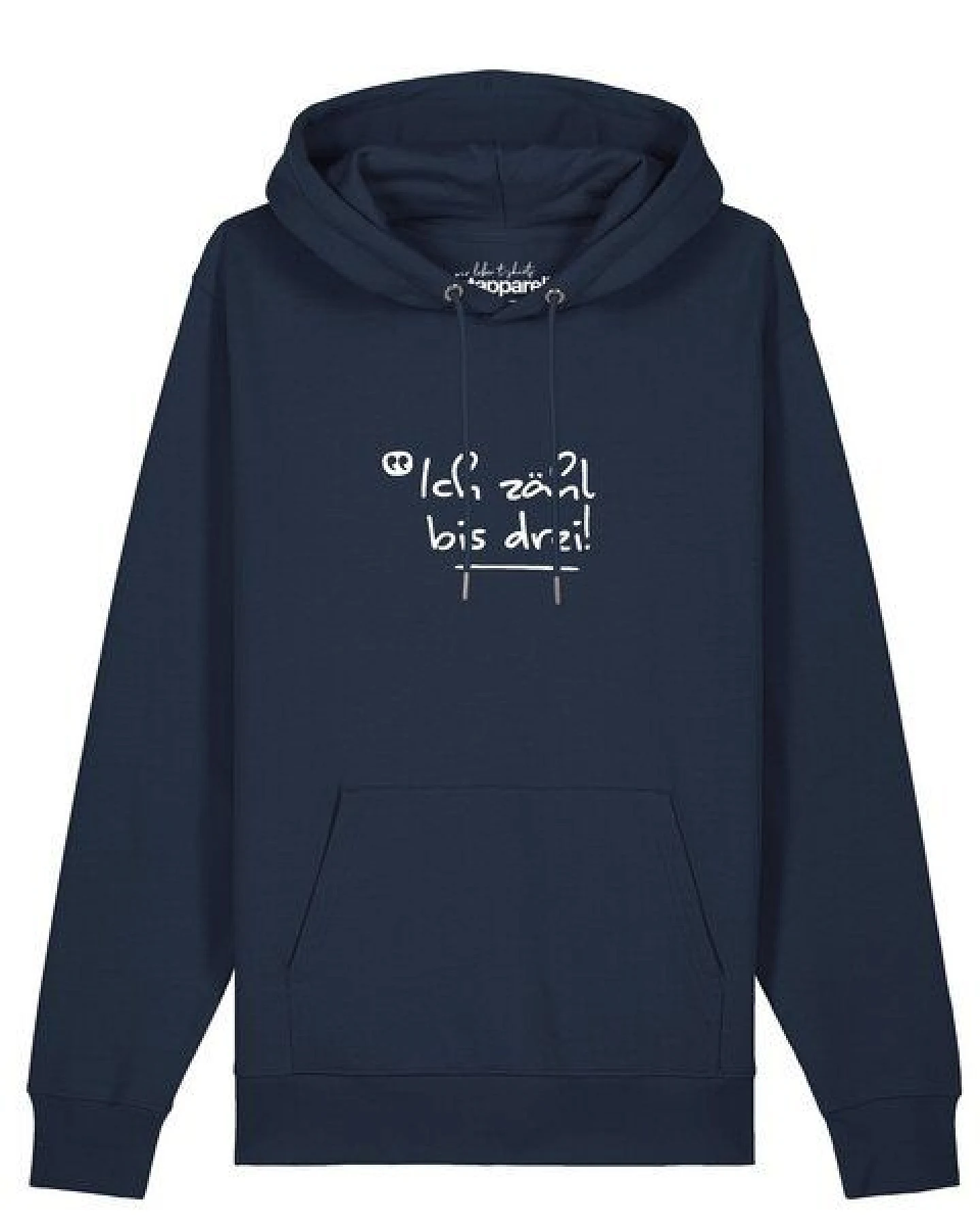 watapparel Hoodie Unisex Ich zähl bis drei – Ansicht 2