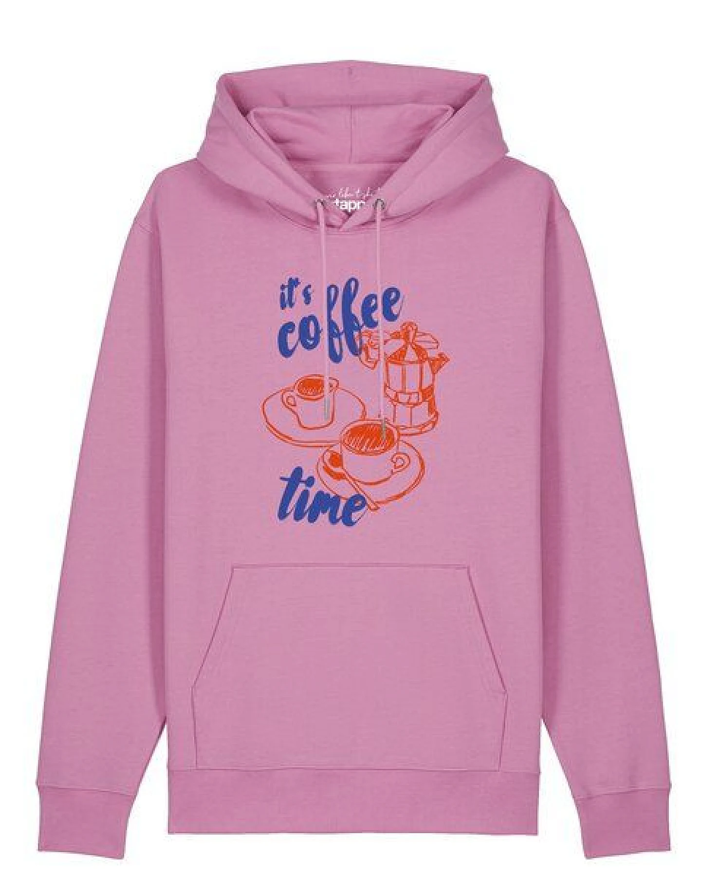 watapparel Hoodie Unisex Its coffee time – Ansicht 2