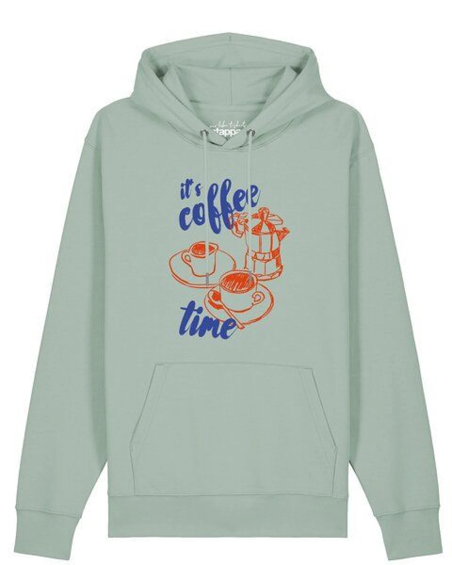 watapparel Hoodie Unisex Its coffee time – Ansicht 2