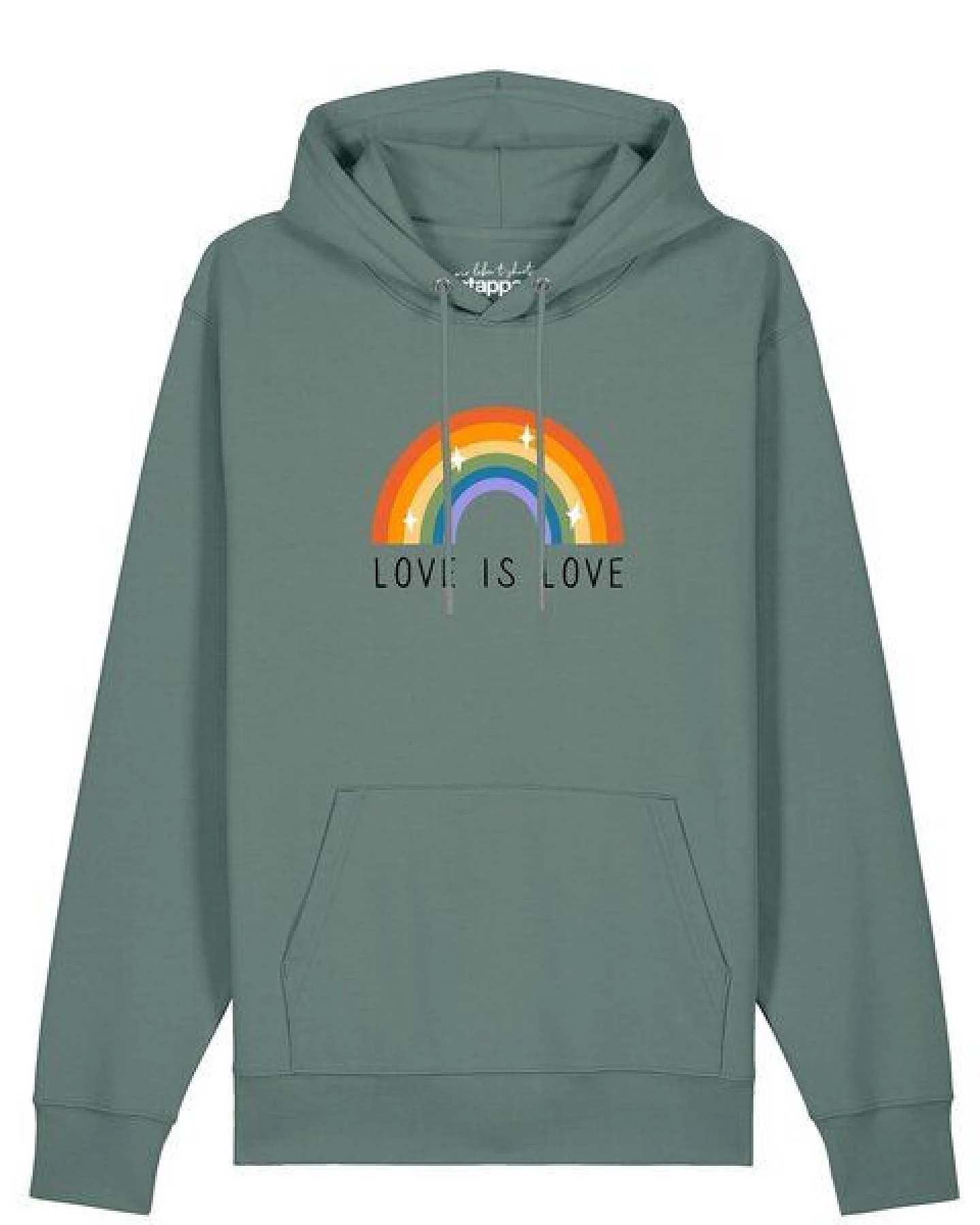 watapparel Hoodie Unisex Love is Love – Ansicht 2