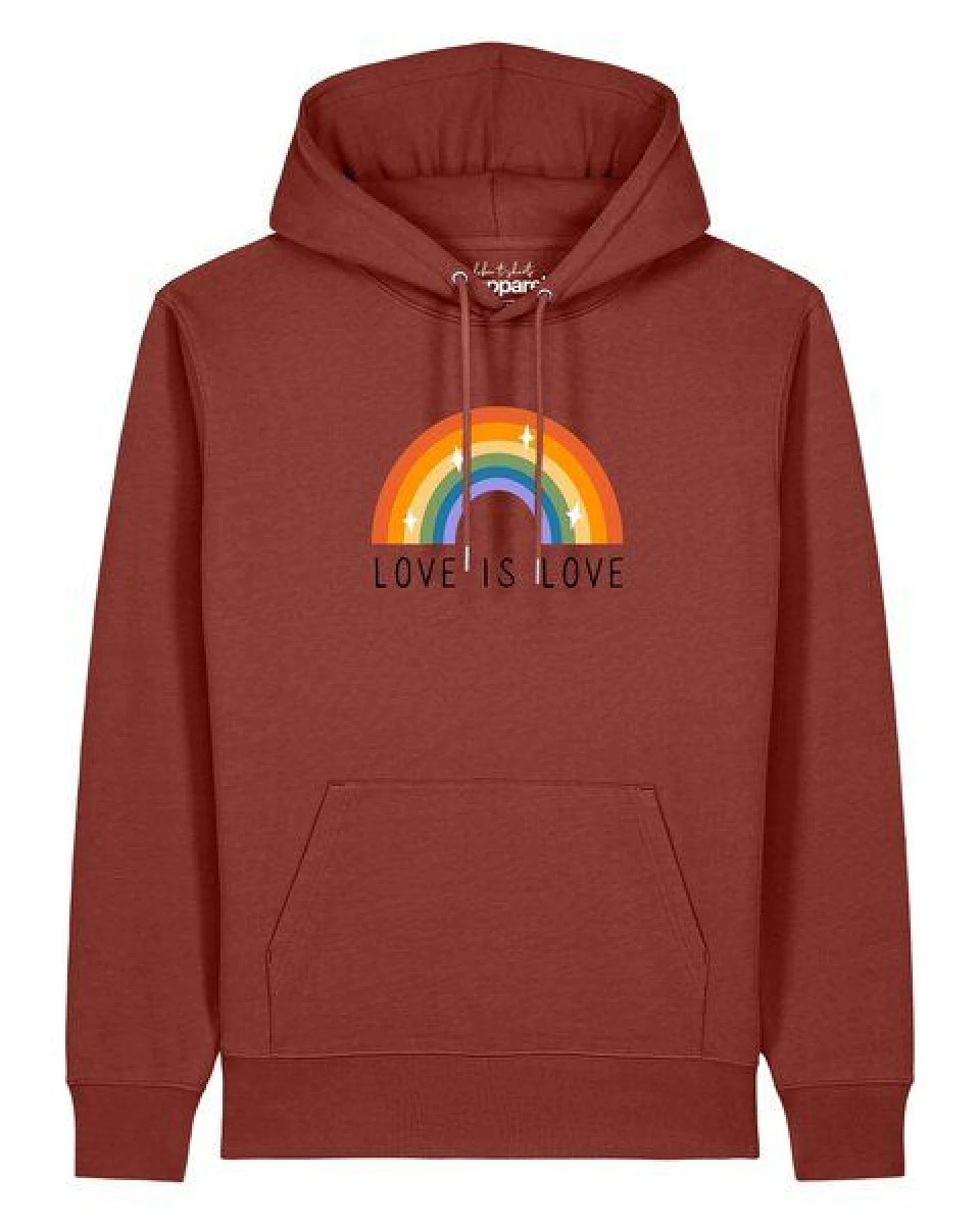watapparel Hoodie Unisex Love is Love – Ansicht 2