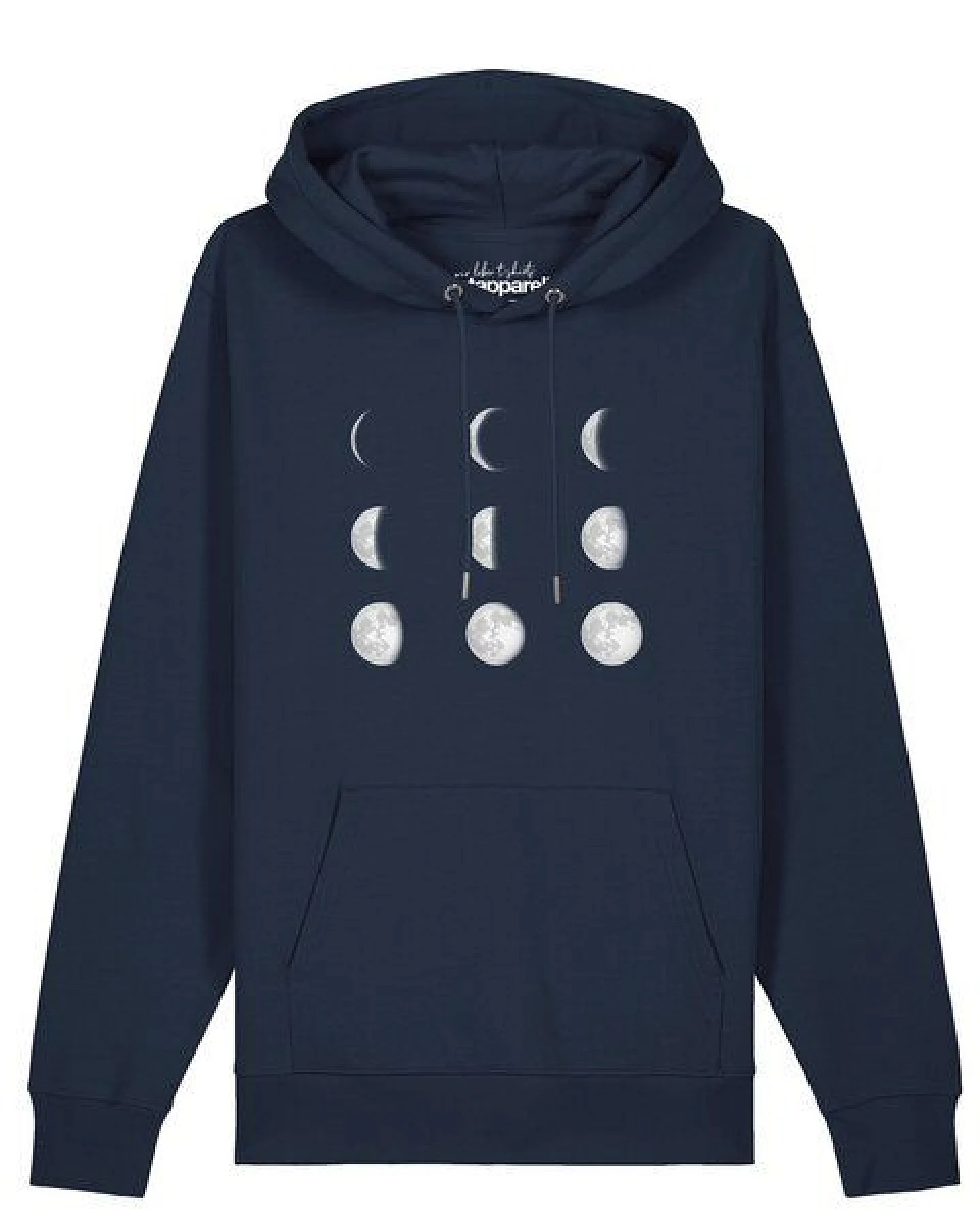 watapparel Hoodie Unisex Moonphases – Ansicht 2