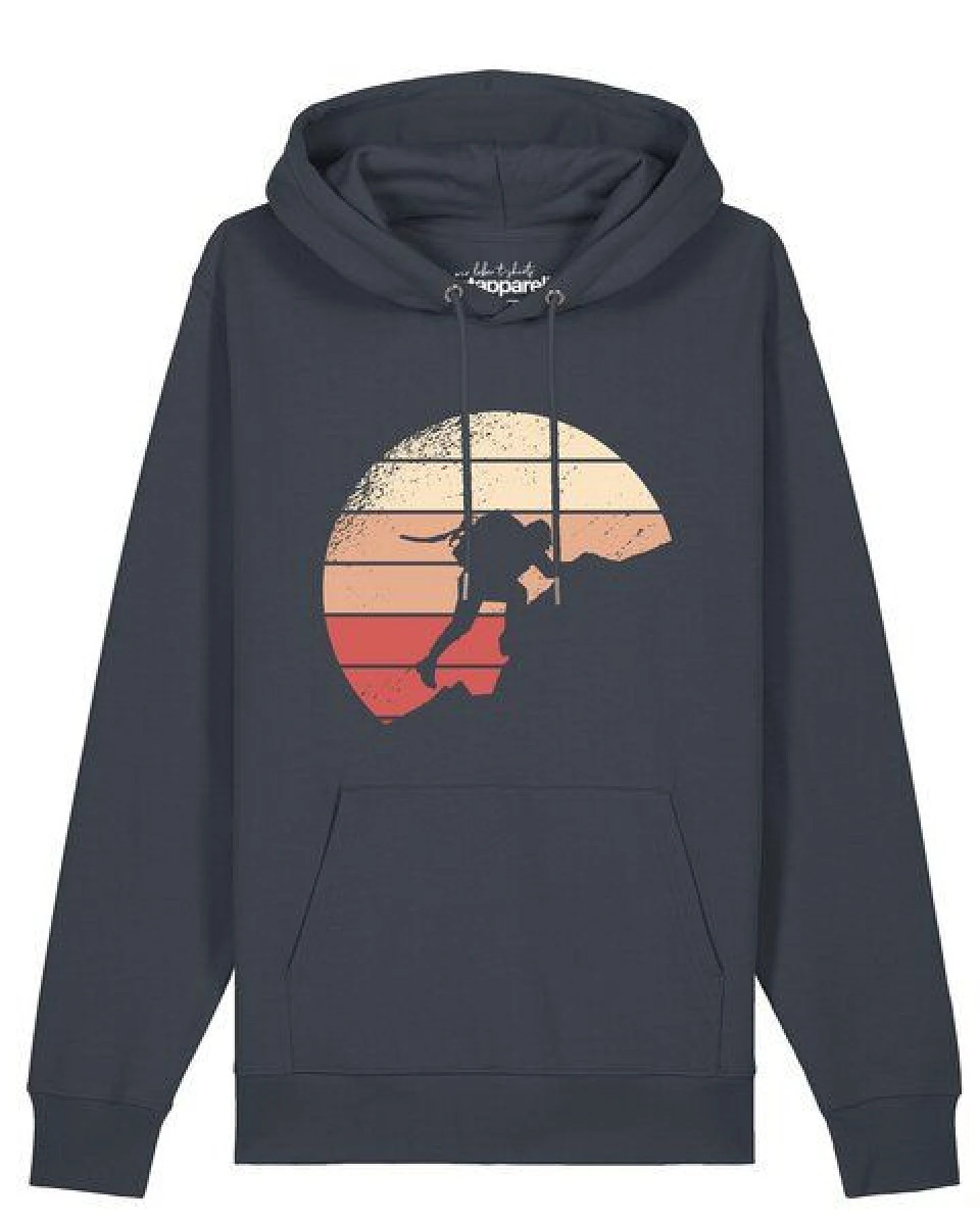 watapparel Hoodie Unisex Mountain Climbing – Ansicht 2