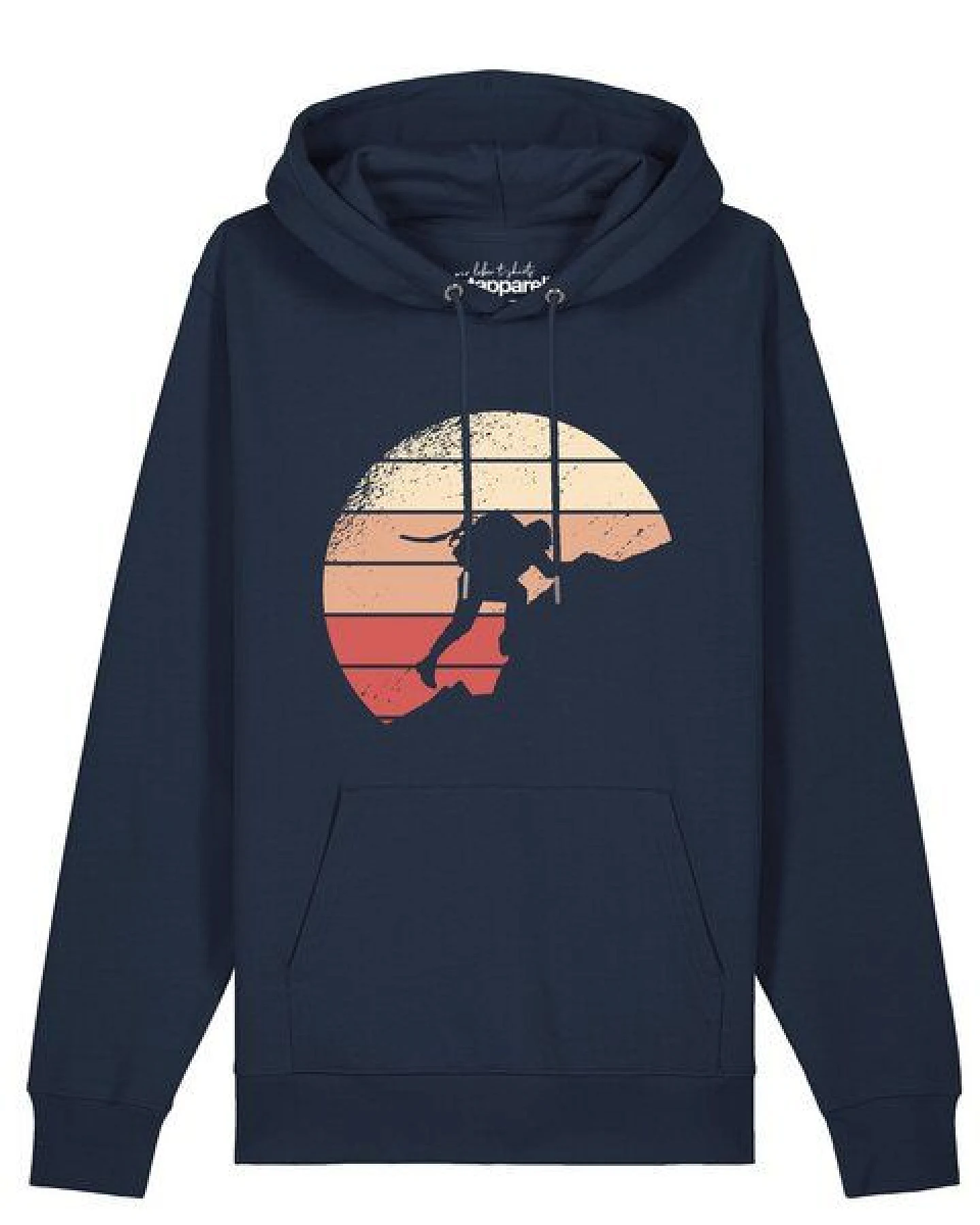 watapparel Hoodie Unisex Mountain Climbing – Ansicht 2