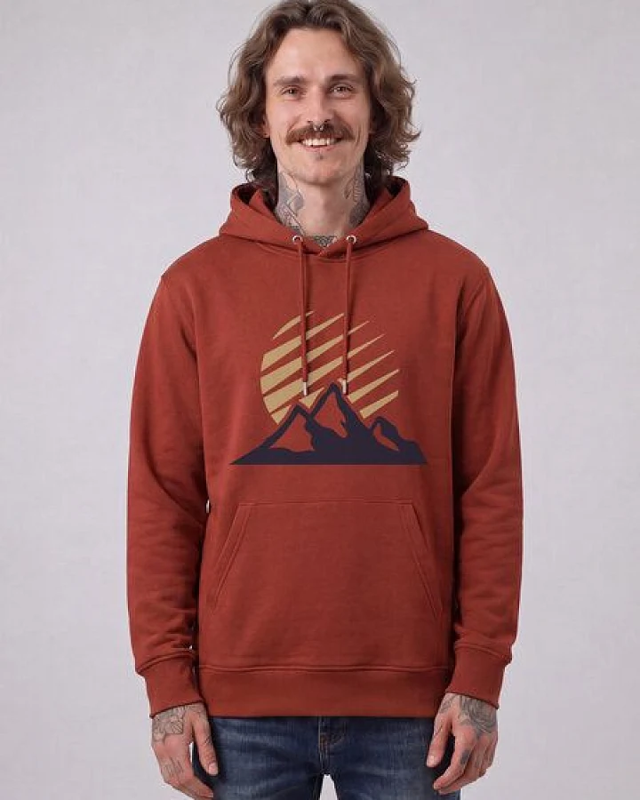 watapparel Hoodie Unisex Mountain and Sun
