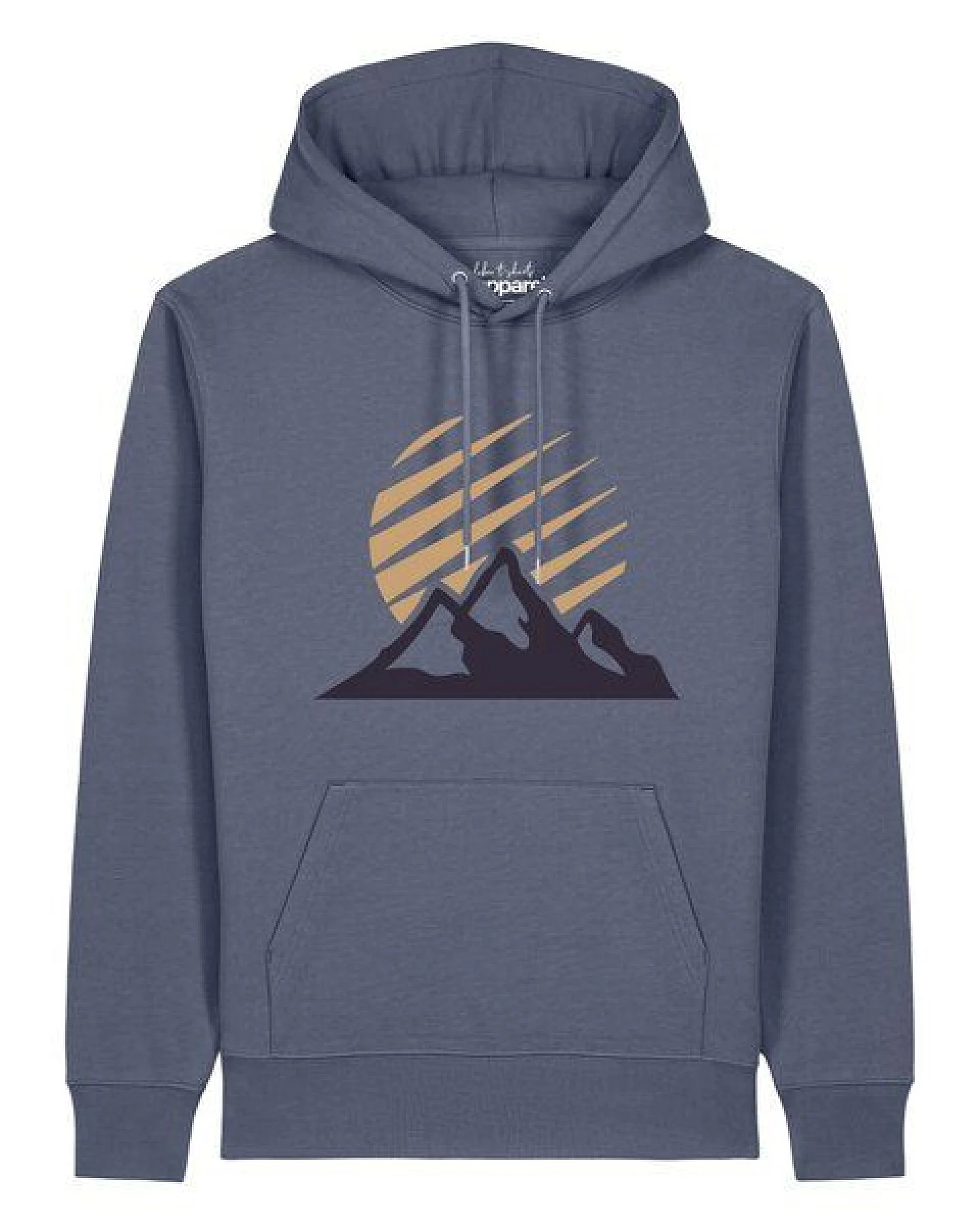 watapparel Hoodie Unisex Mountain and Sun – Ansicht 2