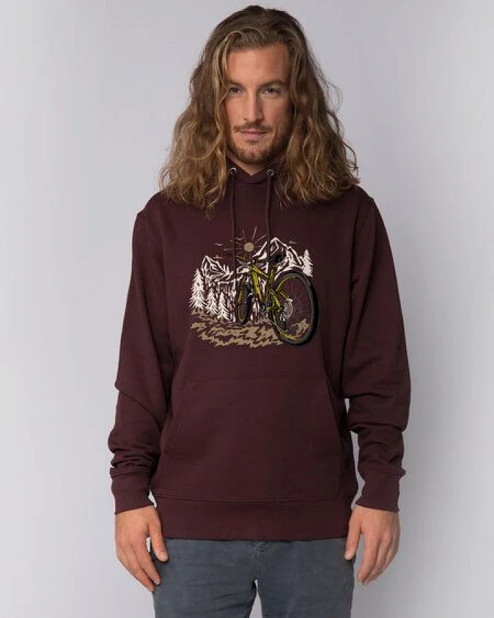 watapparel Hoodie Unisex Mountainbike und Berge