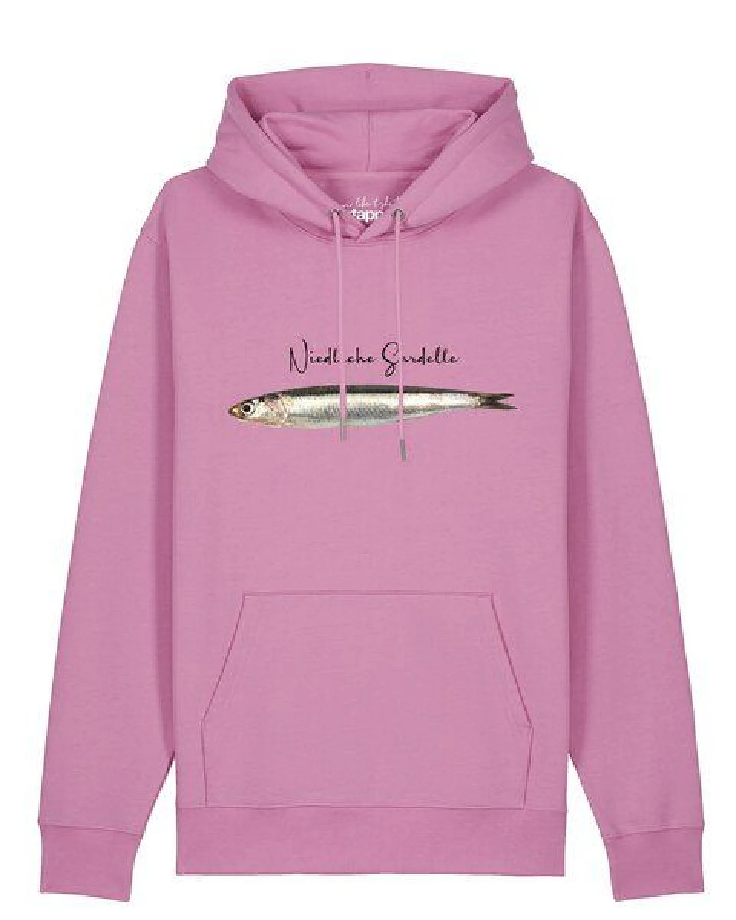 watapparel Hoodie Unisex Niedliche Sardelle – Ansicht 2