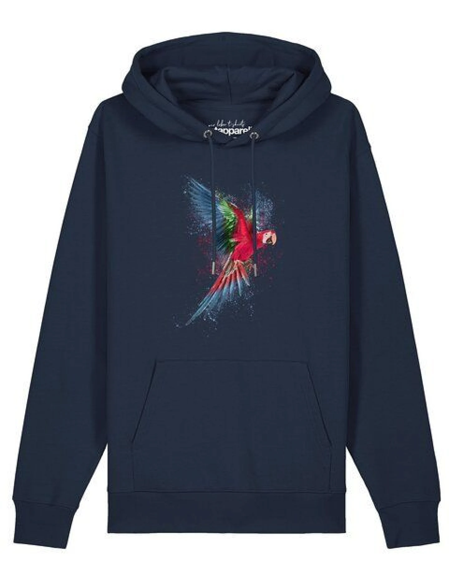 watapparel Hoodie Unisex Papagei – Ansicht 2