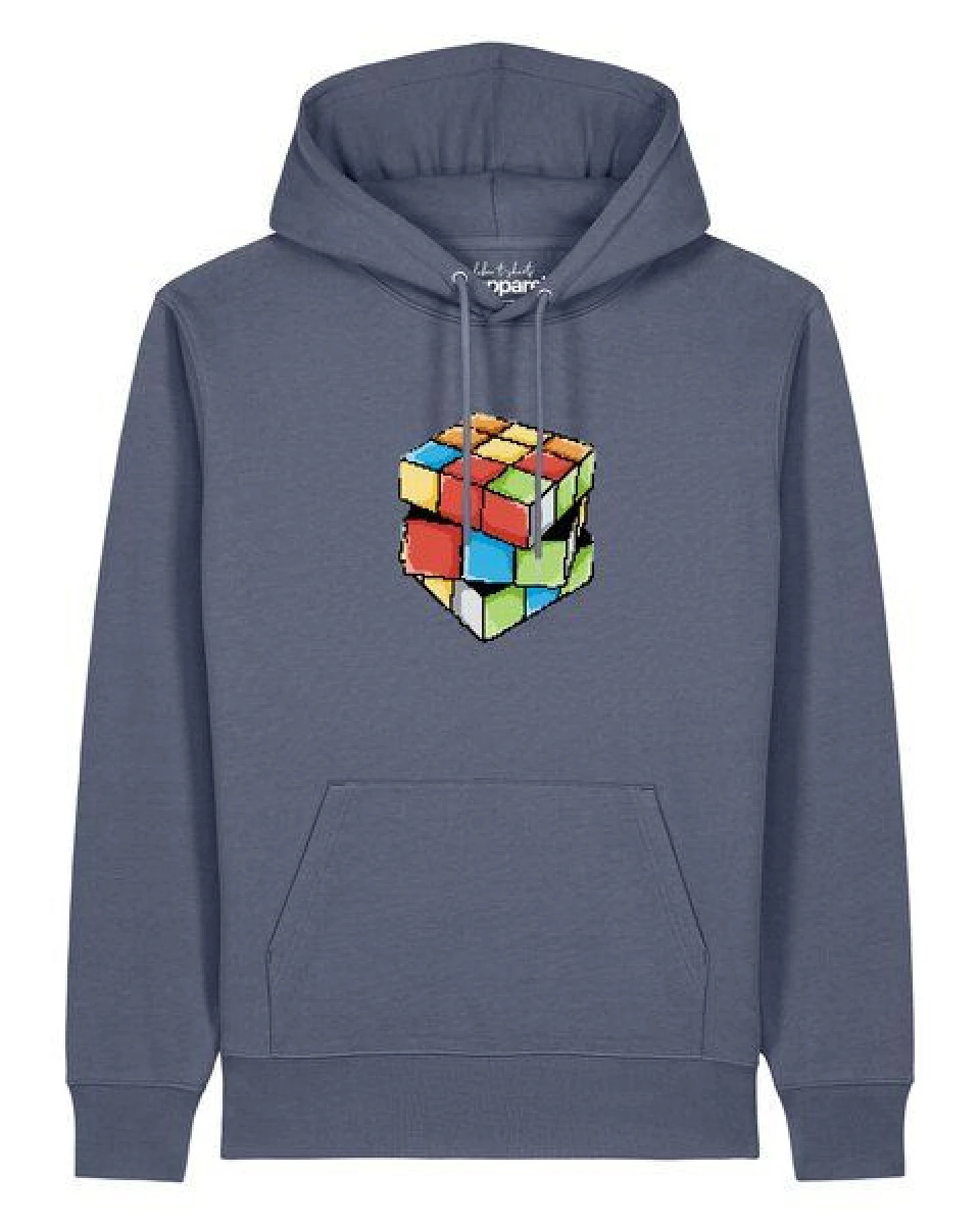 watapparel Hoodie Unisex Pixel Zauberwürfel – Ansicht 2