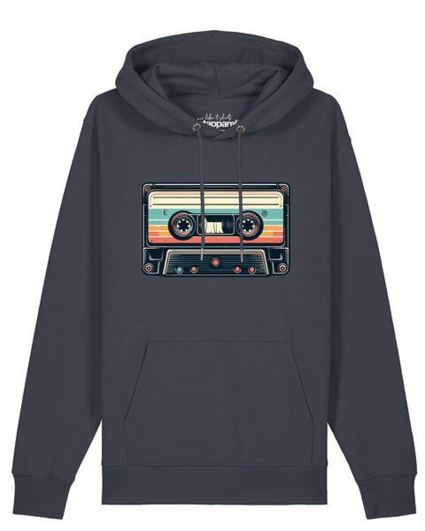 watapparel Hoodie Unisex Retro Kassette – Ansicht 2