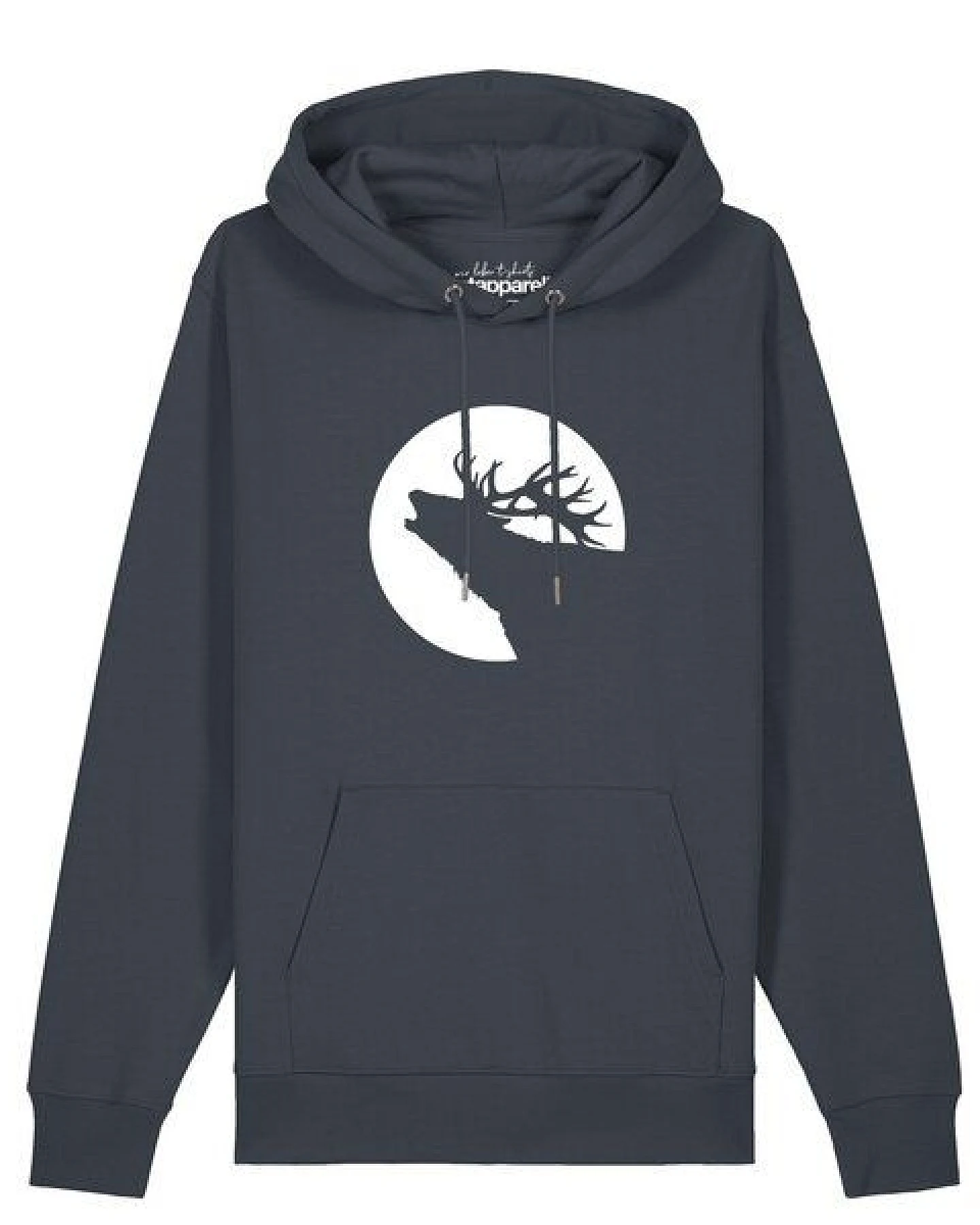 watapparel Hoodie Unisex Röhrender Hirsch – Ansicht 2